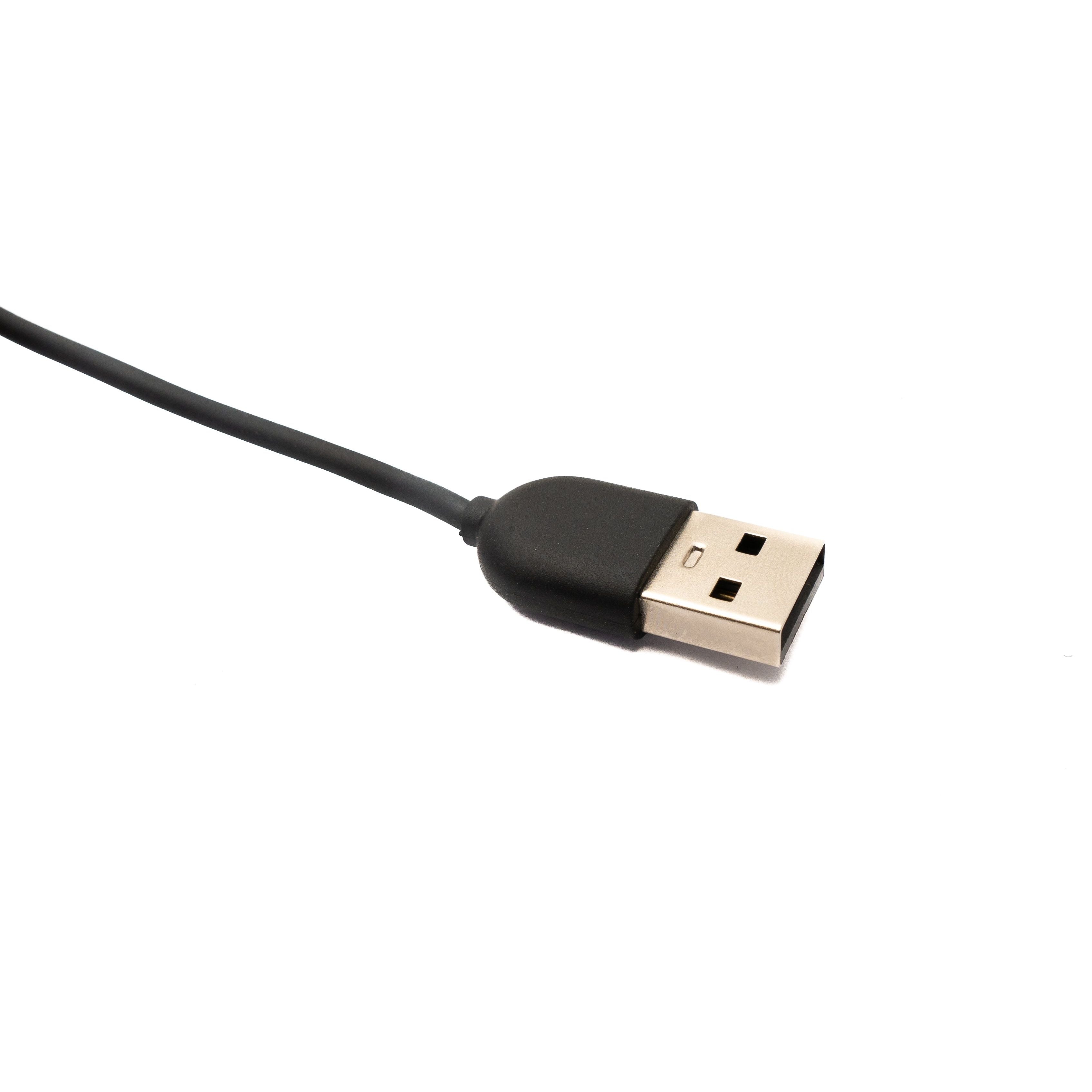 System-S USB 2.0 Ladestation Für Fitbit Versa 3 4 Sense 1 2 Schwarz 93 Cm Kabel Lang