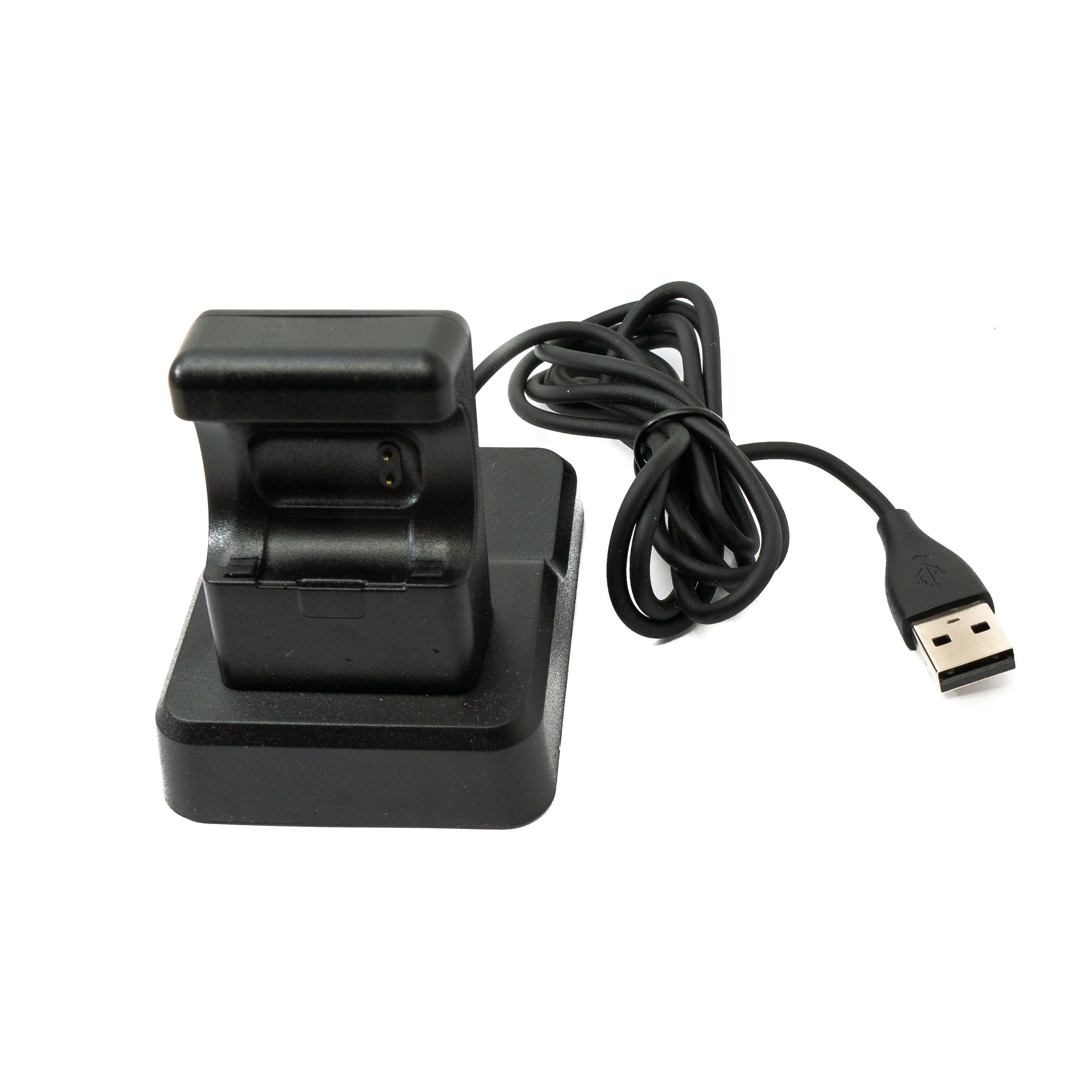 System-S USB 2.0 Kabel 120 cm Magnetische Ladestation Für Fitbit Charge 4 Schwarz 5V 1A