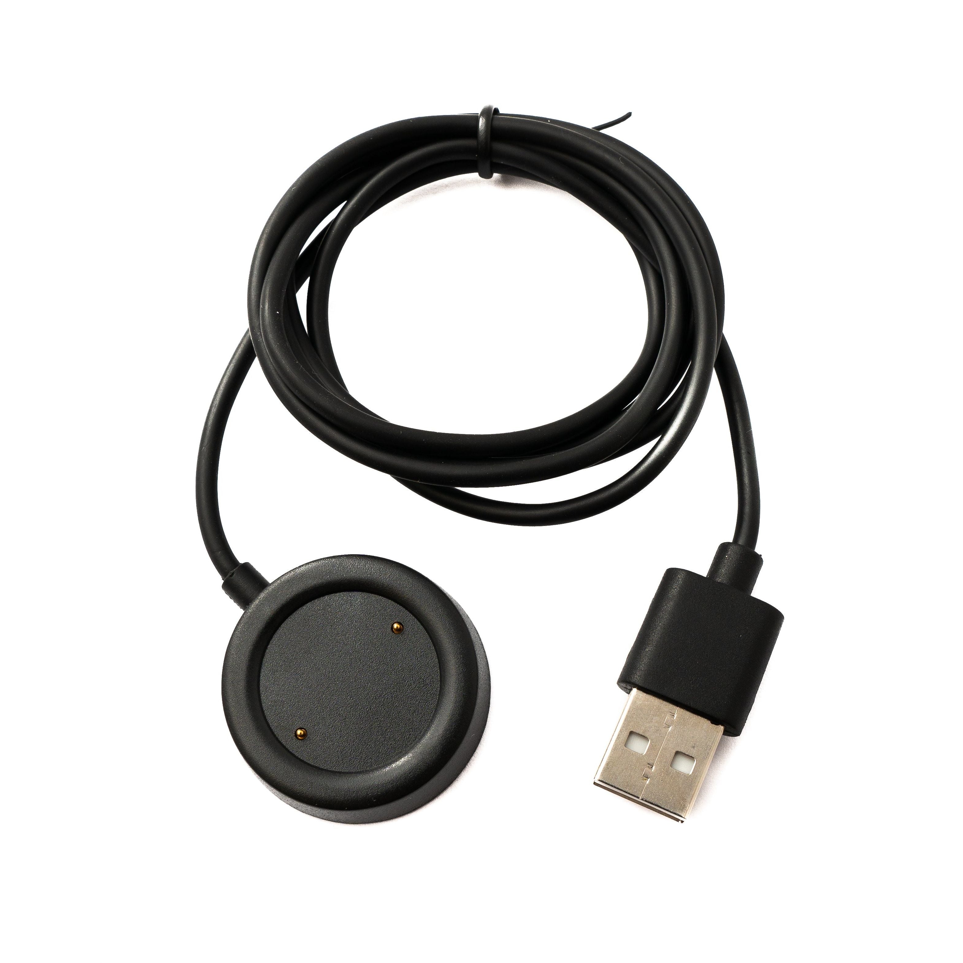 USB 2.0 Kabel 100 Cm Ladestation Für Xiaomi Haylou RS3 LS04 Smartwatch Schwarz Magnetisch