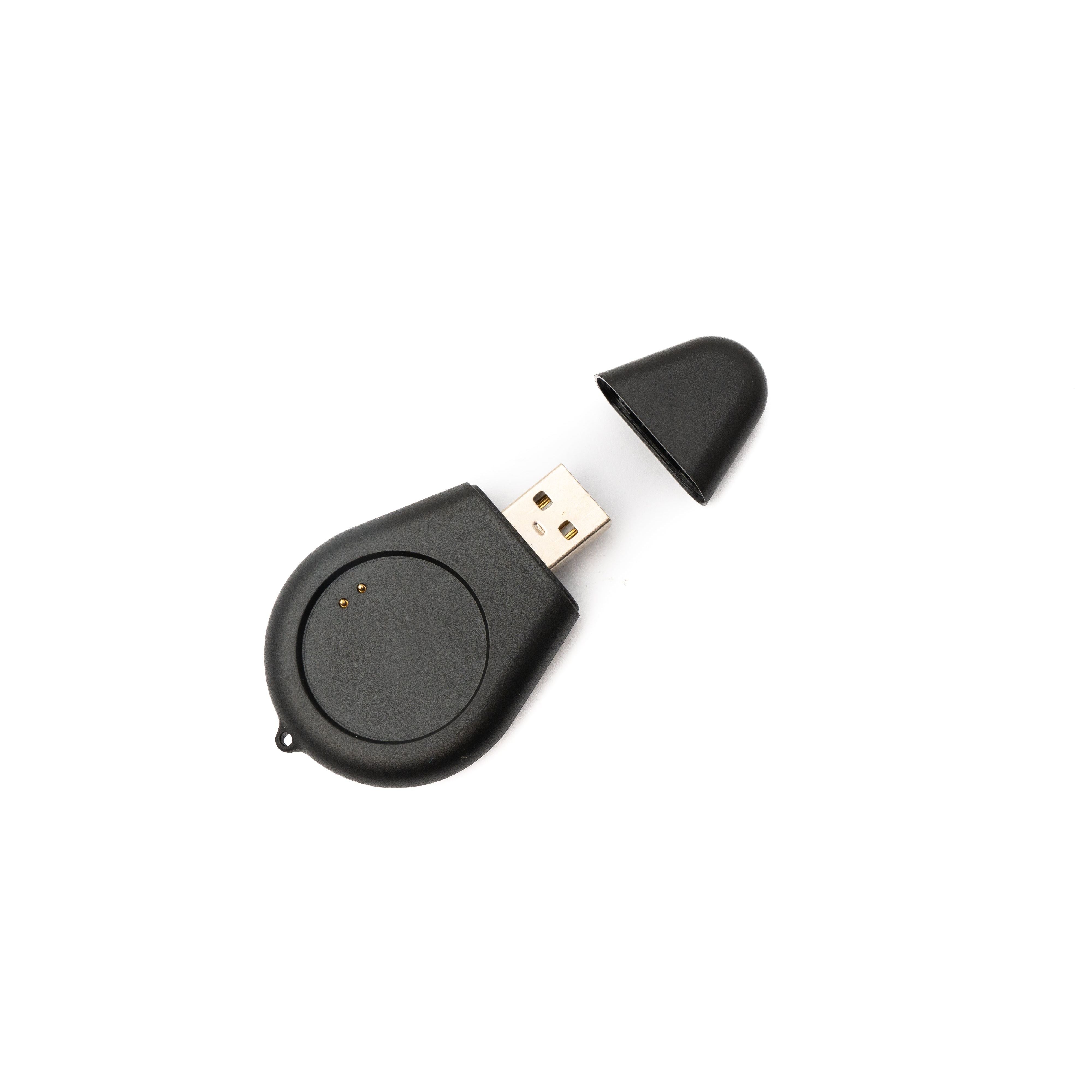 USB 2.0 Adapter Ladestation für OnePlus Watch 1 Kabel in Schwarz