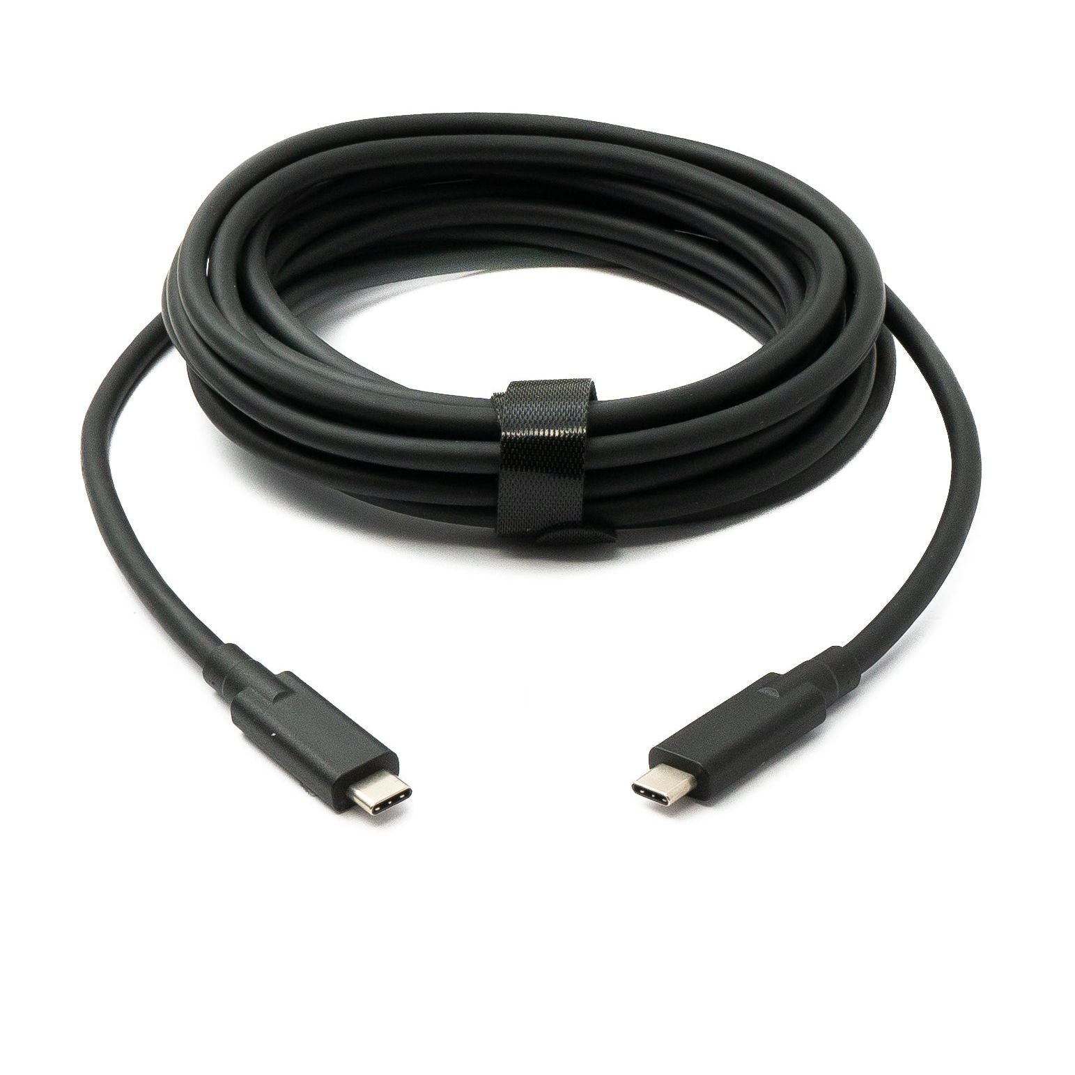 SYSTEM-S USB 3.2 Gen 2 Kabel Typ C Zu Typ C 5 m Schwarz Für Schnelle Datenübertragung Und Laden