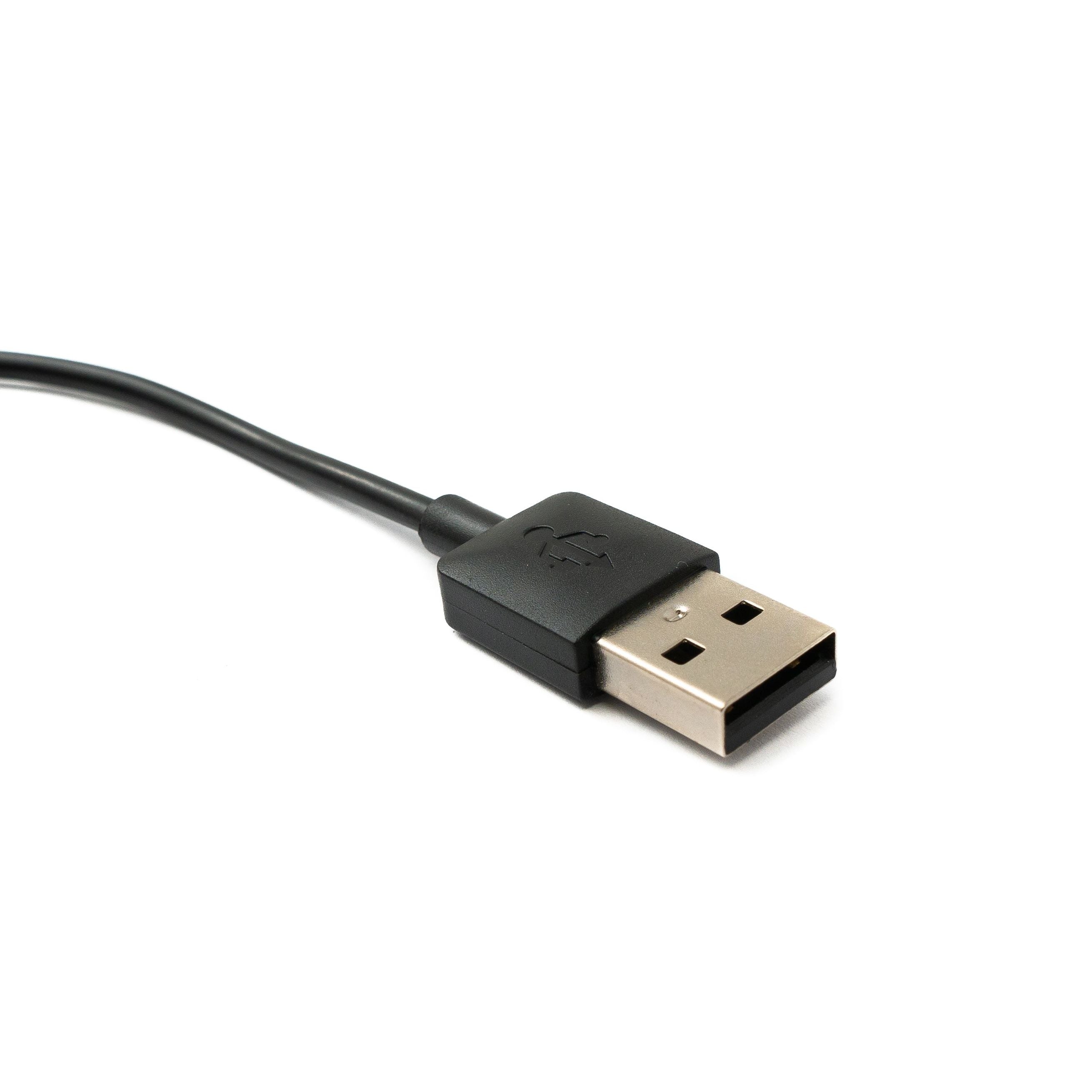 SYSTEM-S USB 2.0 Ladekabel 100 cm Für Coros Smartwatches Mit Magnetische Ladefunktion Schwarz