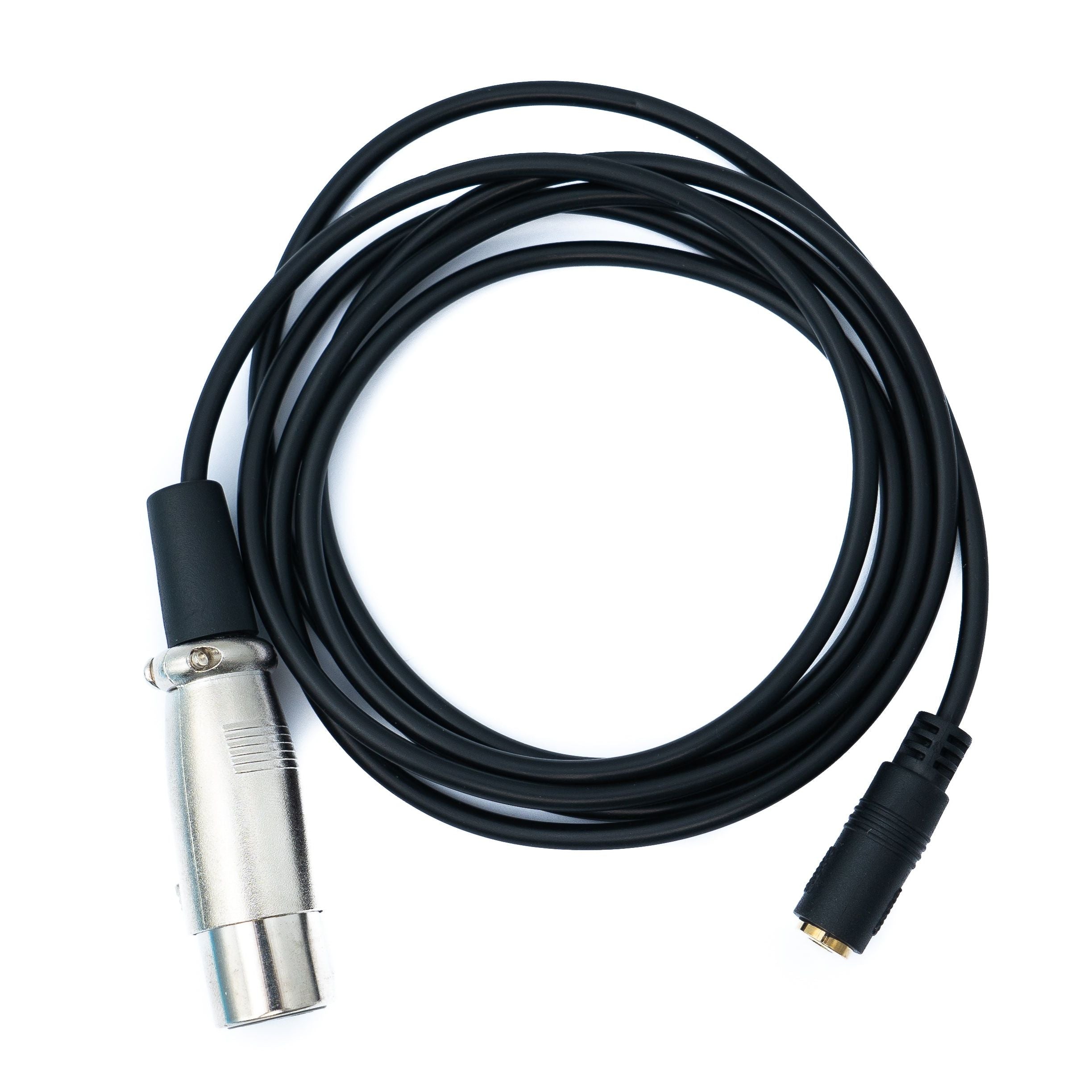 System-S Audio Kabel 1,5 m Mit 3,5 mm Klinke Auf XLR 3-Polig Schwarz Studio Und Bühne