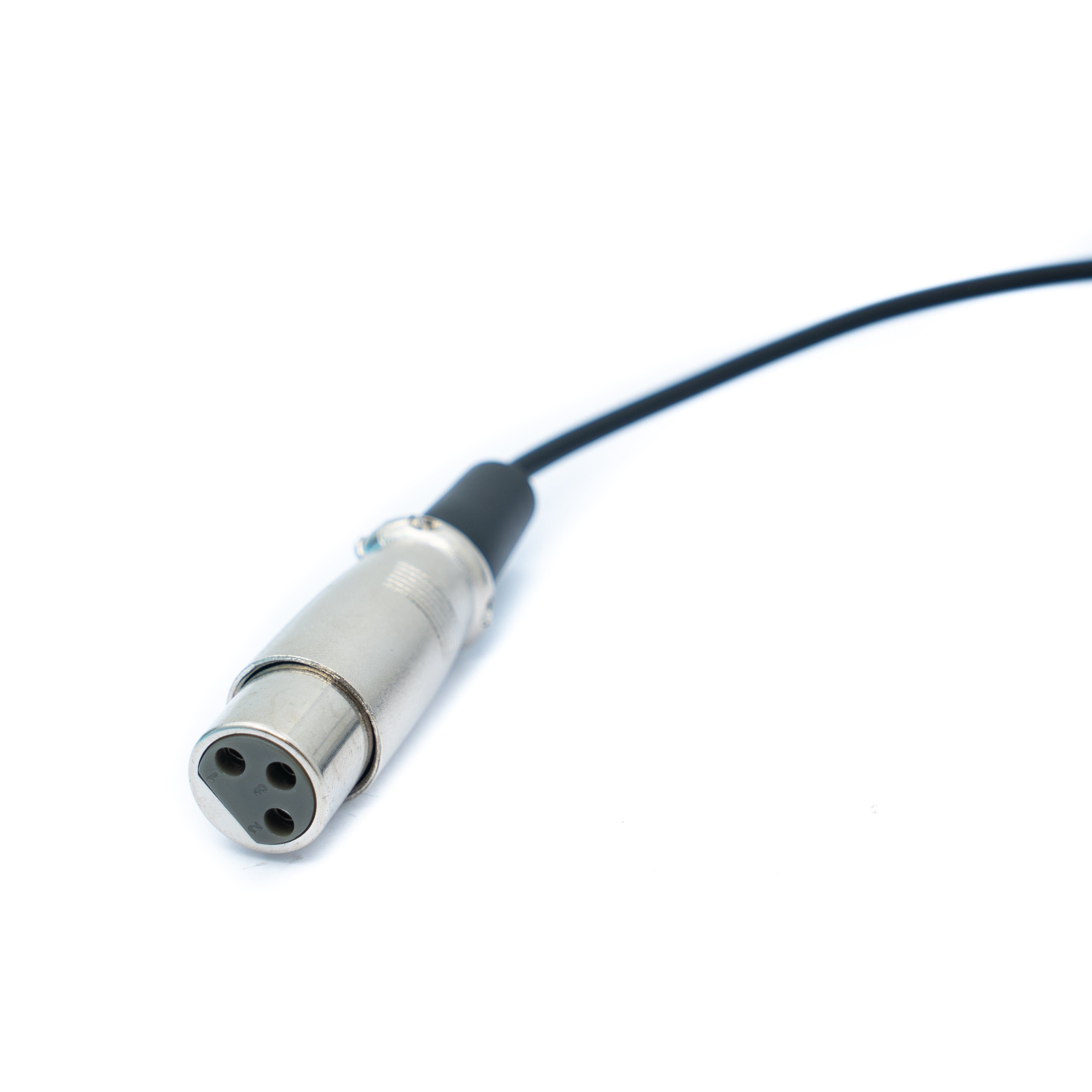 System-S Audio Kabel 1,5 m Mit 3,5 mm Klinke Auf XLR 3-Polig Schwarz Studio Und Bühne