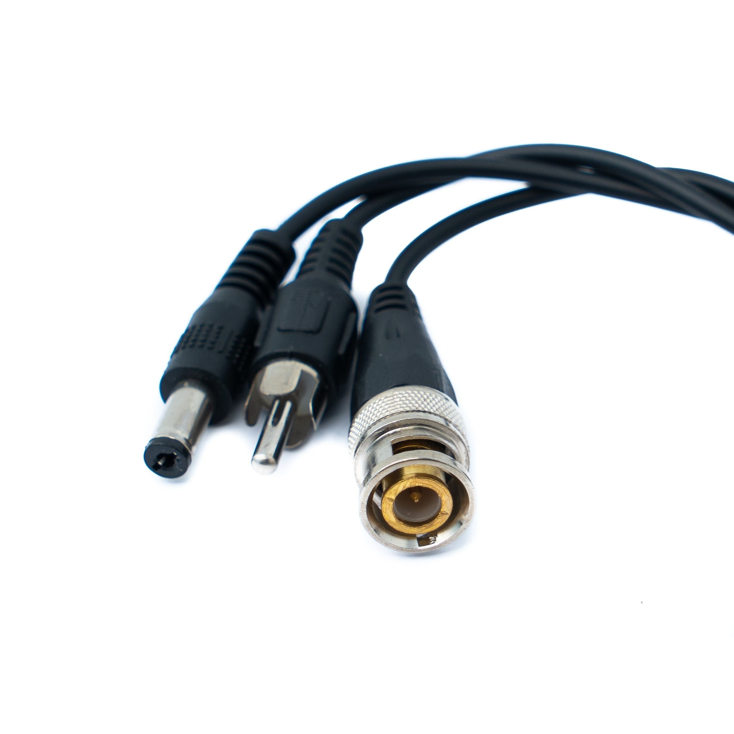 Systemhaus Zakaria 2x CCTV Kabel Adapter Set RJ45 Buchse Zu BNC RCA DC Strom Schwarz