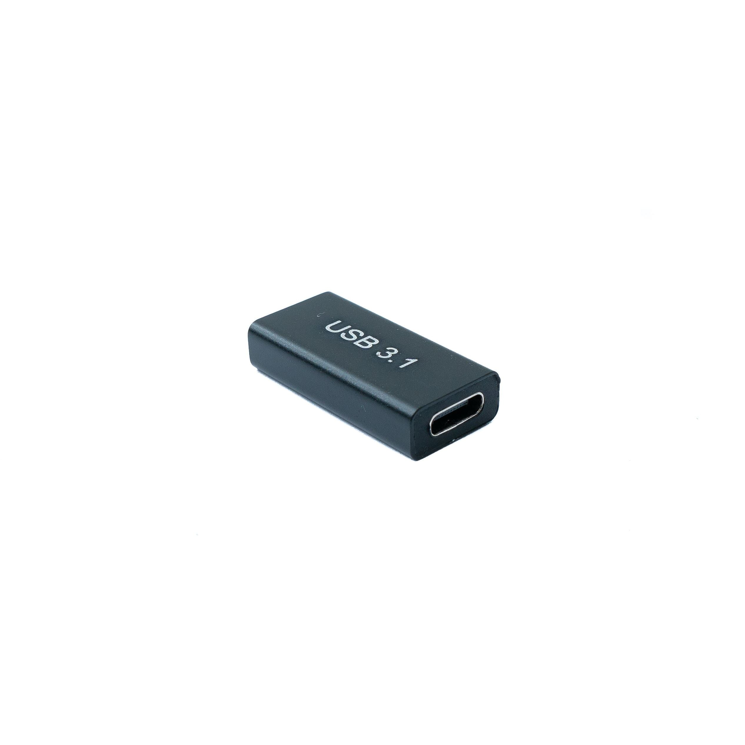 USB C Buchse Zu USB A Buchse Adapter USB 3.1 Gen 1 5 Gbit/s Schwarz Kompakt Ideal Für Laptop