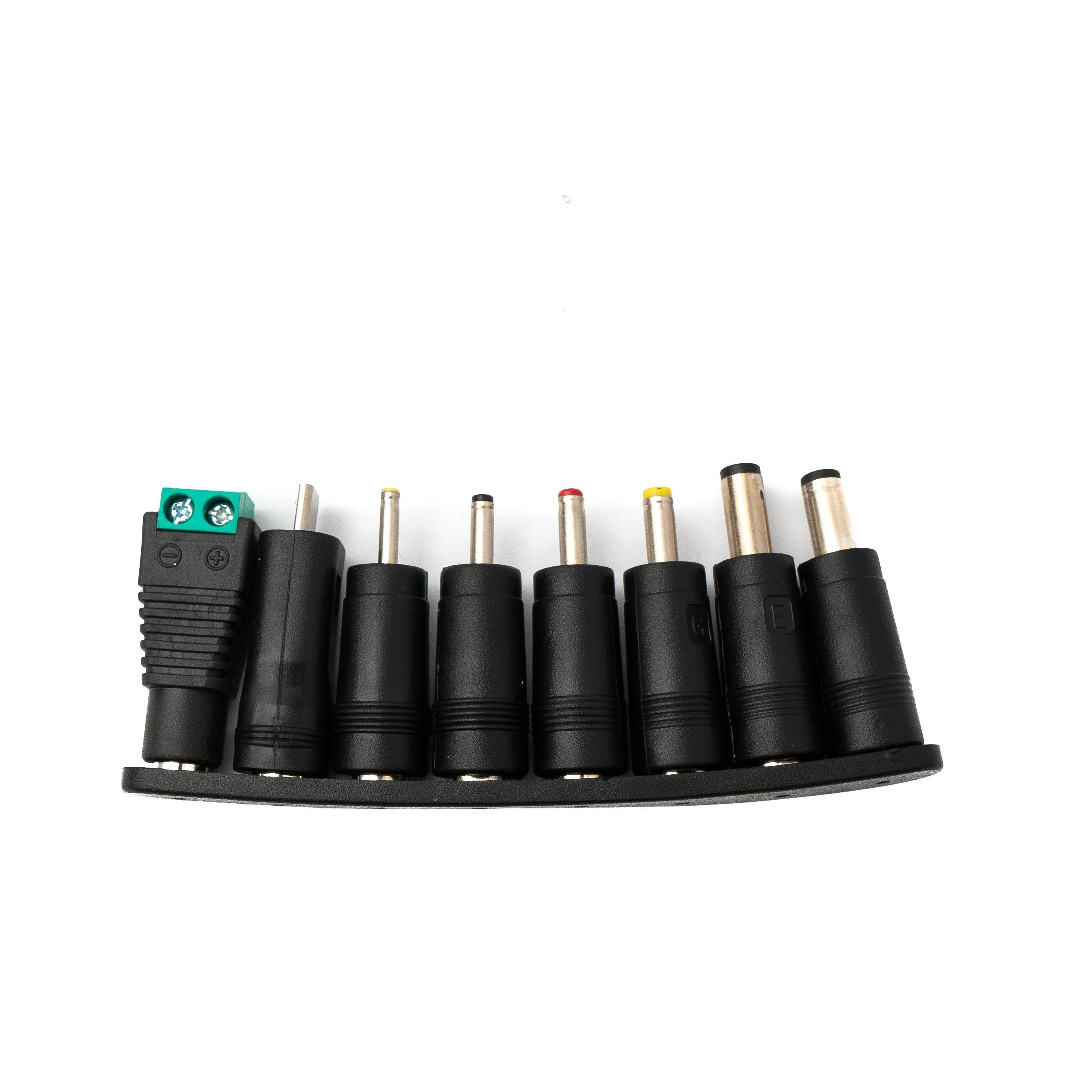 System-S DC Adapter 8er Set – Vielfache DC 20V Steckverbinder Für 5,5 x 2,1 mm Anschlüsse