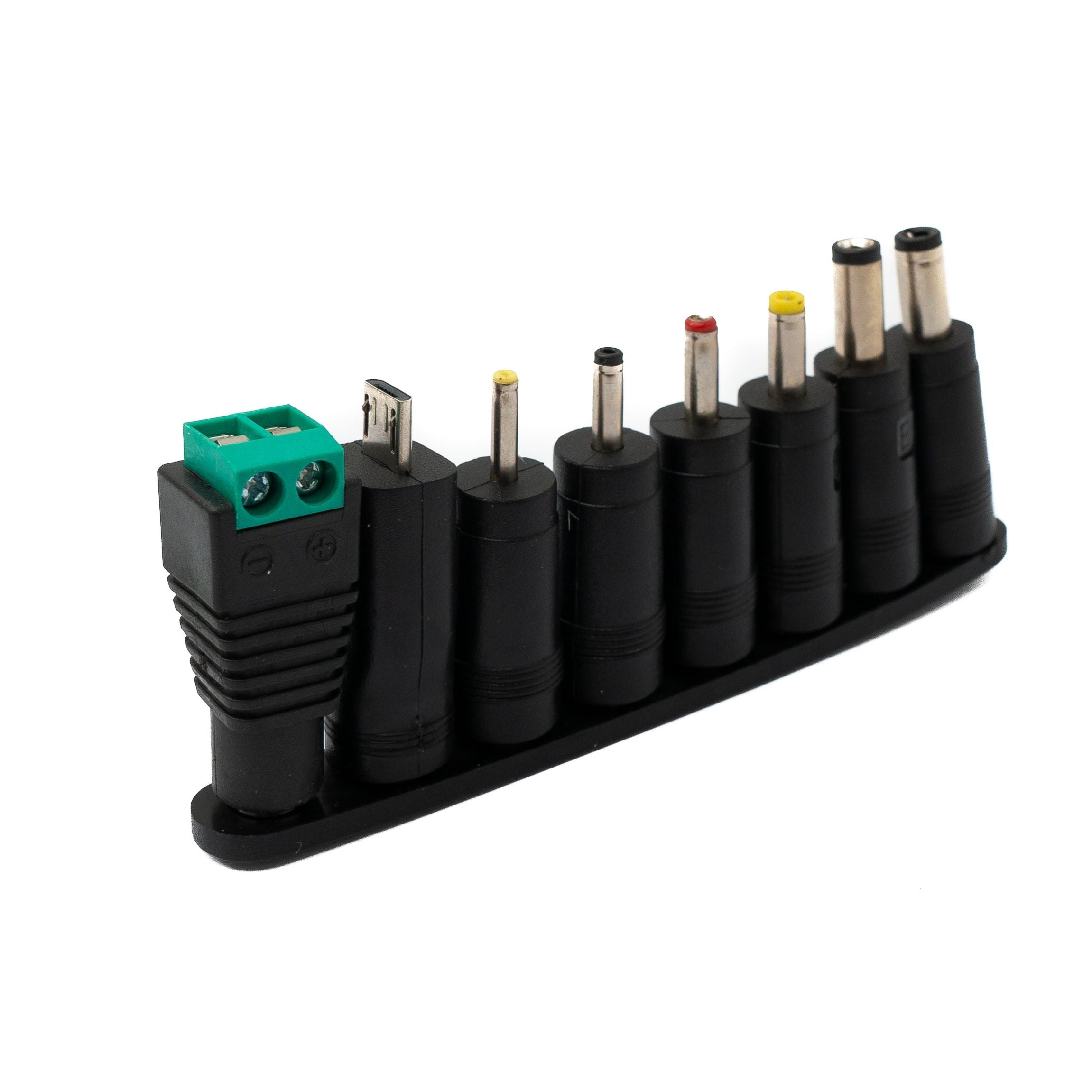 System-S DC Adapter 8er Set – Vielfache DC 20V Steckverbinder Für 5,5 x 2,1 mm Anschlüsse