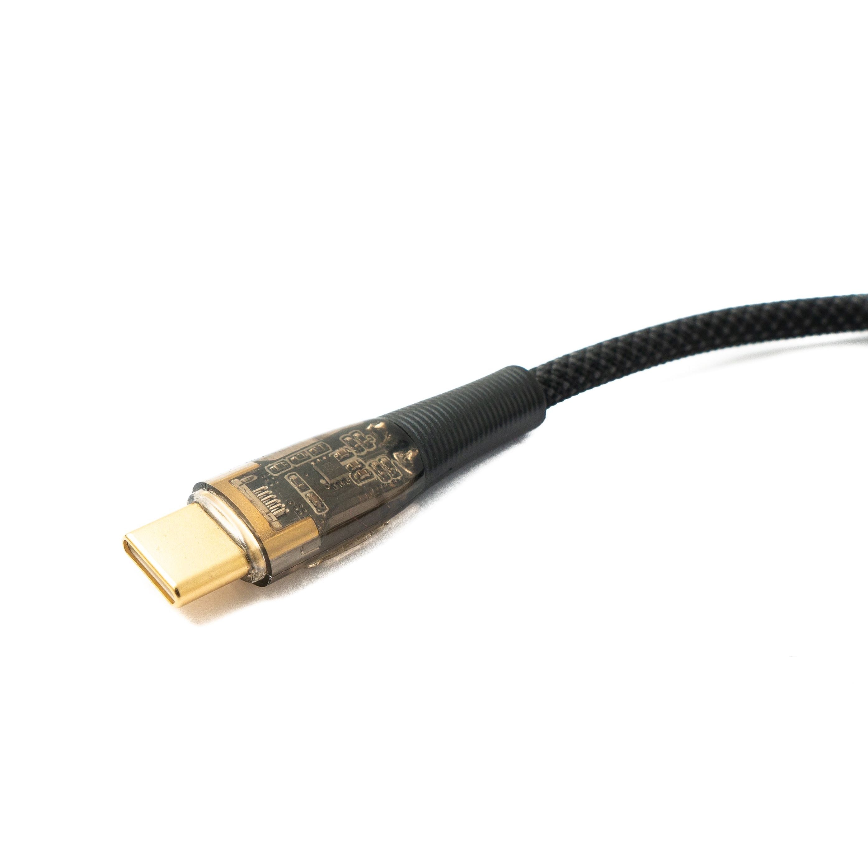 SYSTEM-S USB 3.1 Gen 2 Typ C Kabel 120 cm Stecker zu Stecker 10 Gbit/s 100W Schwarz