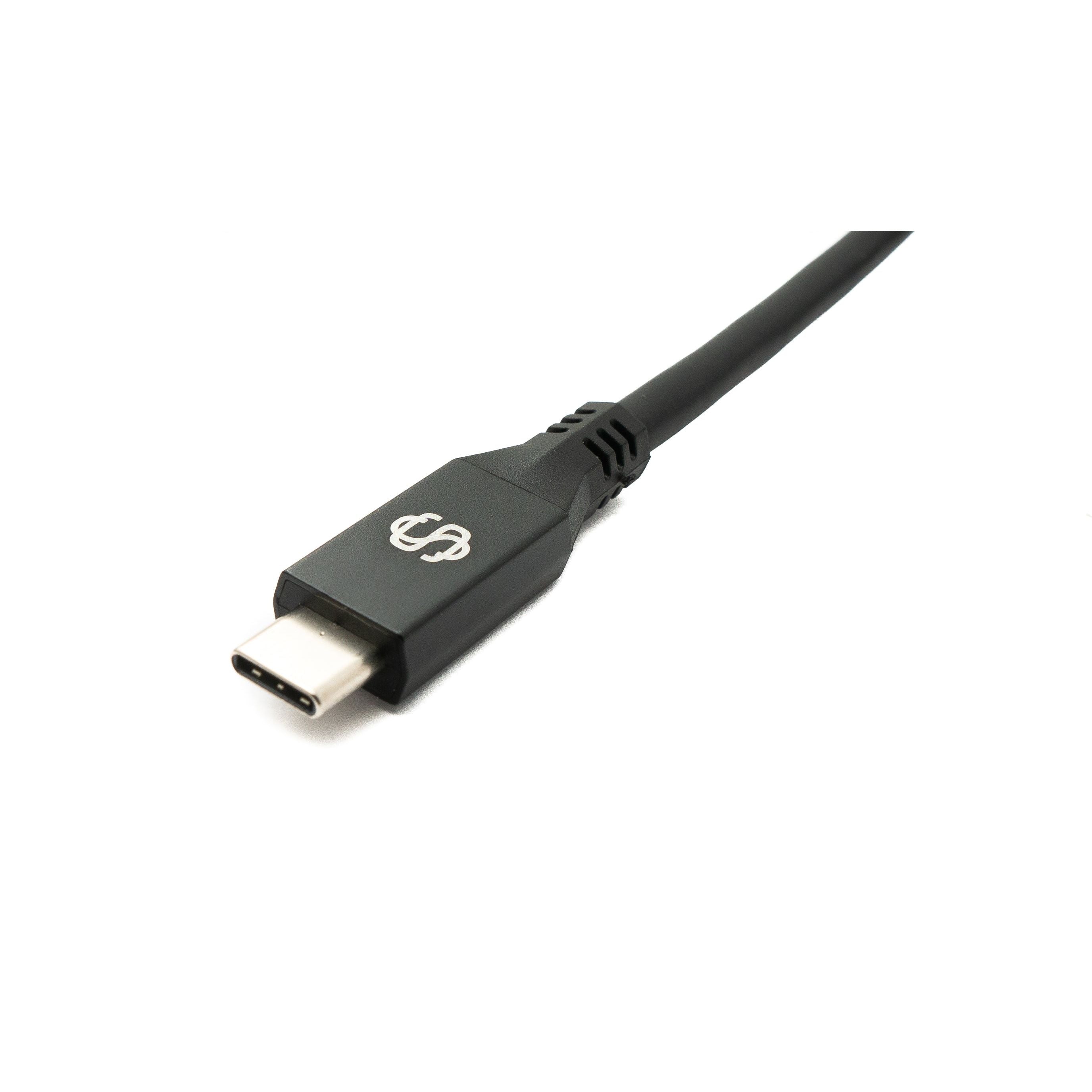 SYSTEM-S USB4 USB 250 cm Kabel Typ C Stecker zu Stecker 40 Gbit/s 240 W USB 4.0 Kabel