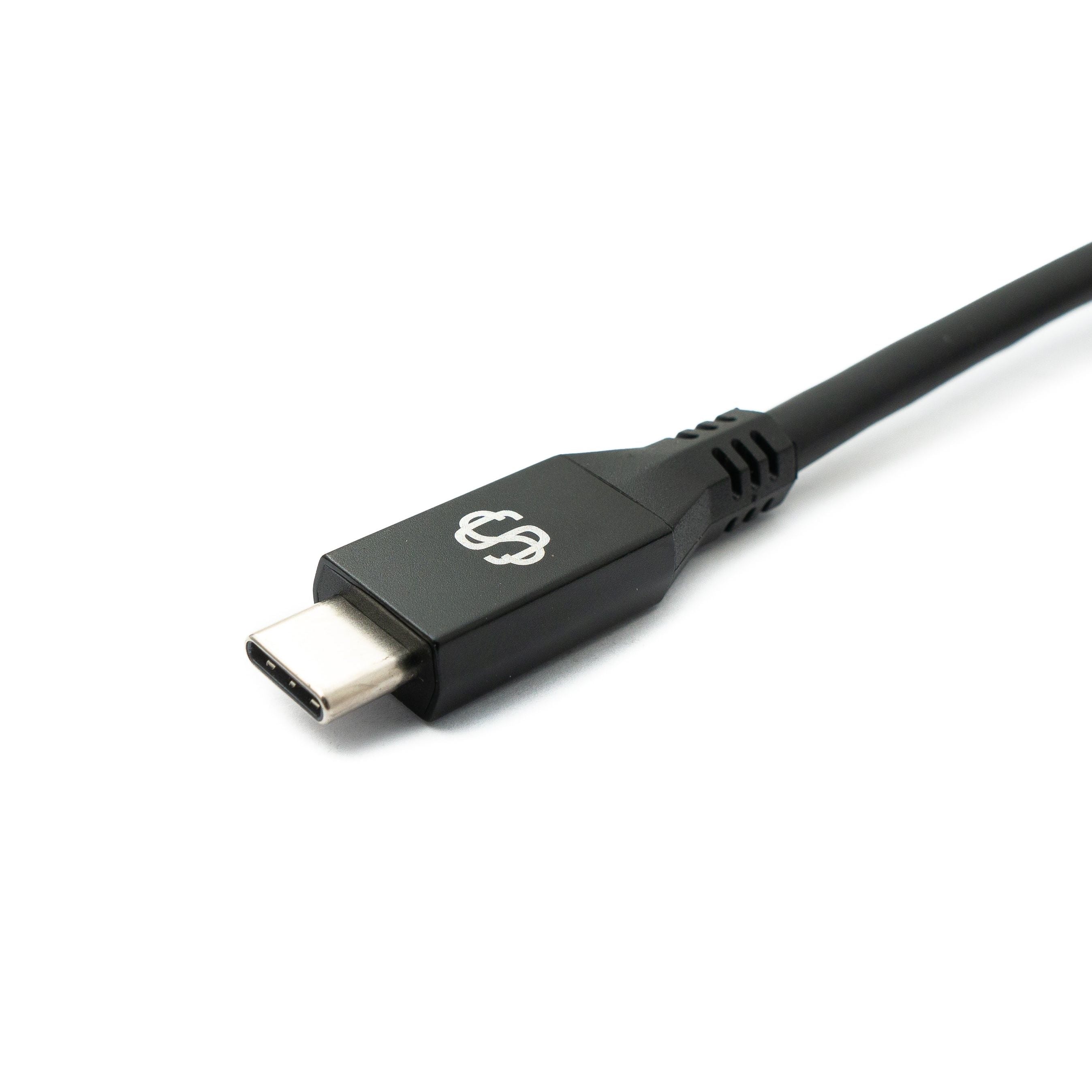 SYSTEM-S USB4 USB 200 cm Kabel Typ C Stecker zu Stecker 40 Gbit/s 240 W USB 4.0 Kabel