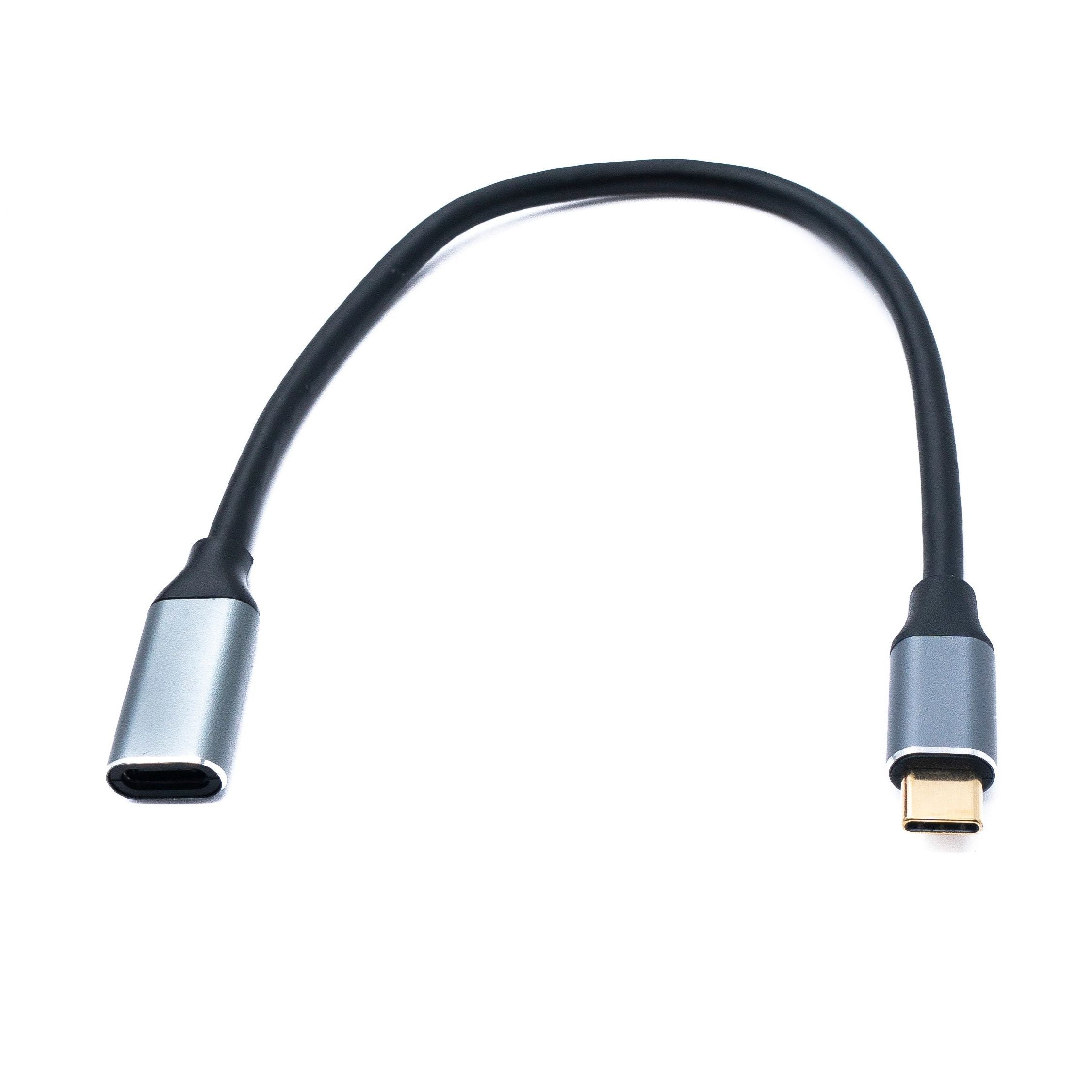 USB C Kabel Gen 2 25 cm Typ C Stecker Zu Buchse 20 Gbit s 100 W Thunderbolt kompatibel