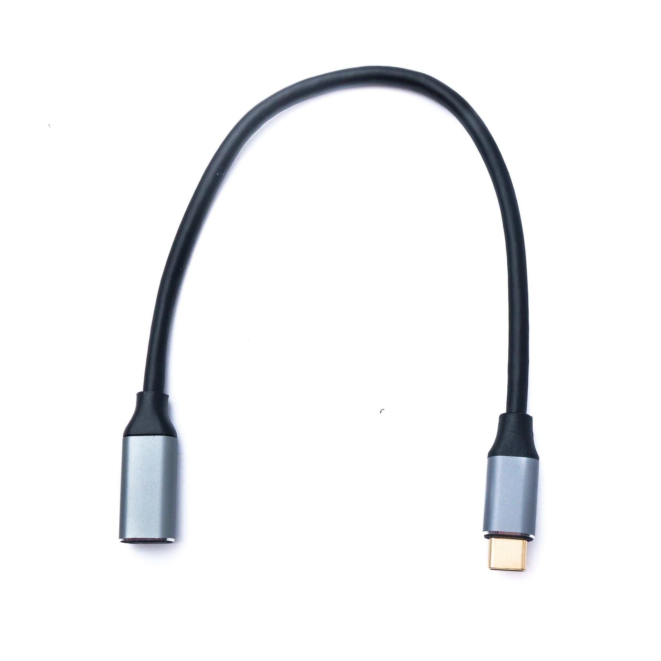 USB C Kabel Gen 2 25 cm Typ C Stecker Zu Buchse 20 Gbit s 100 W Thunderbolt kompatibel