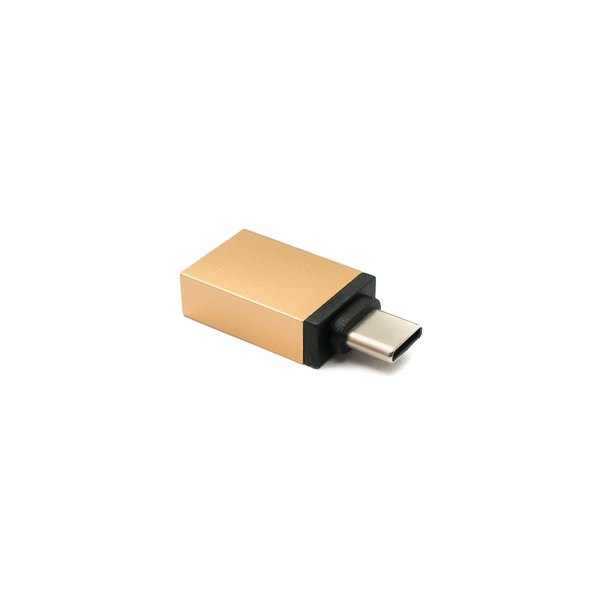 USB 3.1 Typ C Stecker Zu USB 3.0 A Buchse Adapter Rosa Gelb 5 Gbit Pro Sekunde Kompakt