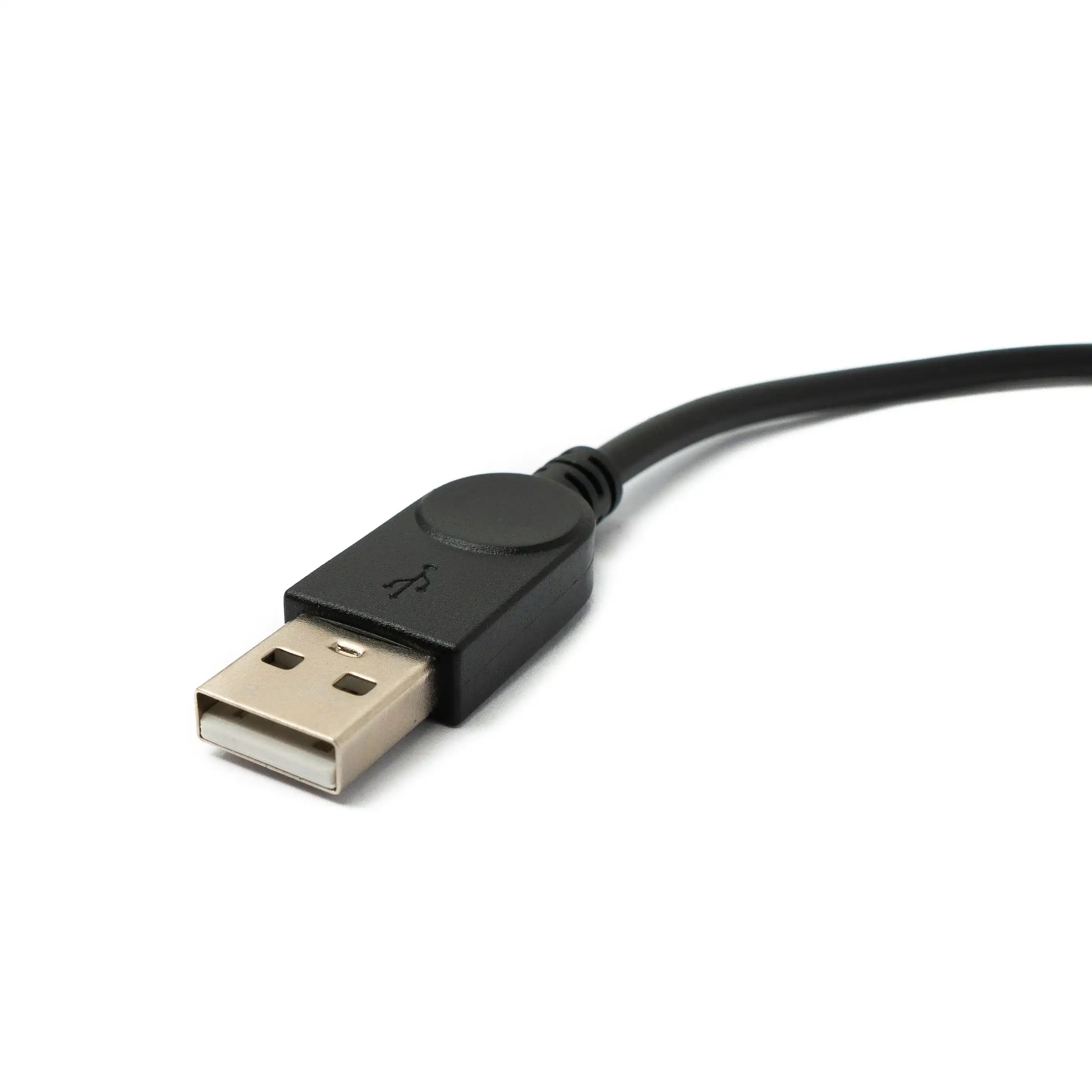 USB 2.0 Kabel Mini B Buchse Zu Typ A Stecker 30 cm Schwarz Robustes Kabel Für Datenübertragung