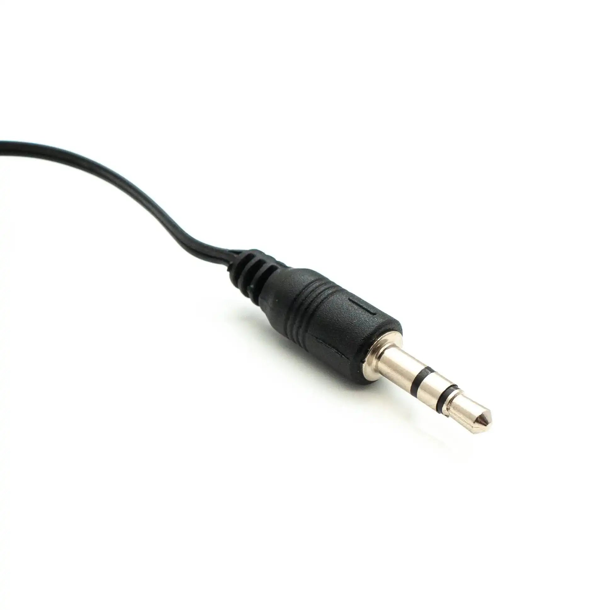 Ausfahrbares Stereo AUX Kabel 3,5 mm Klinke 80 cm Lang Stecker Zu Stecker Schwarz