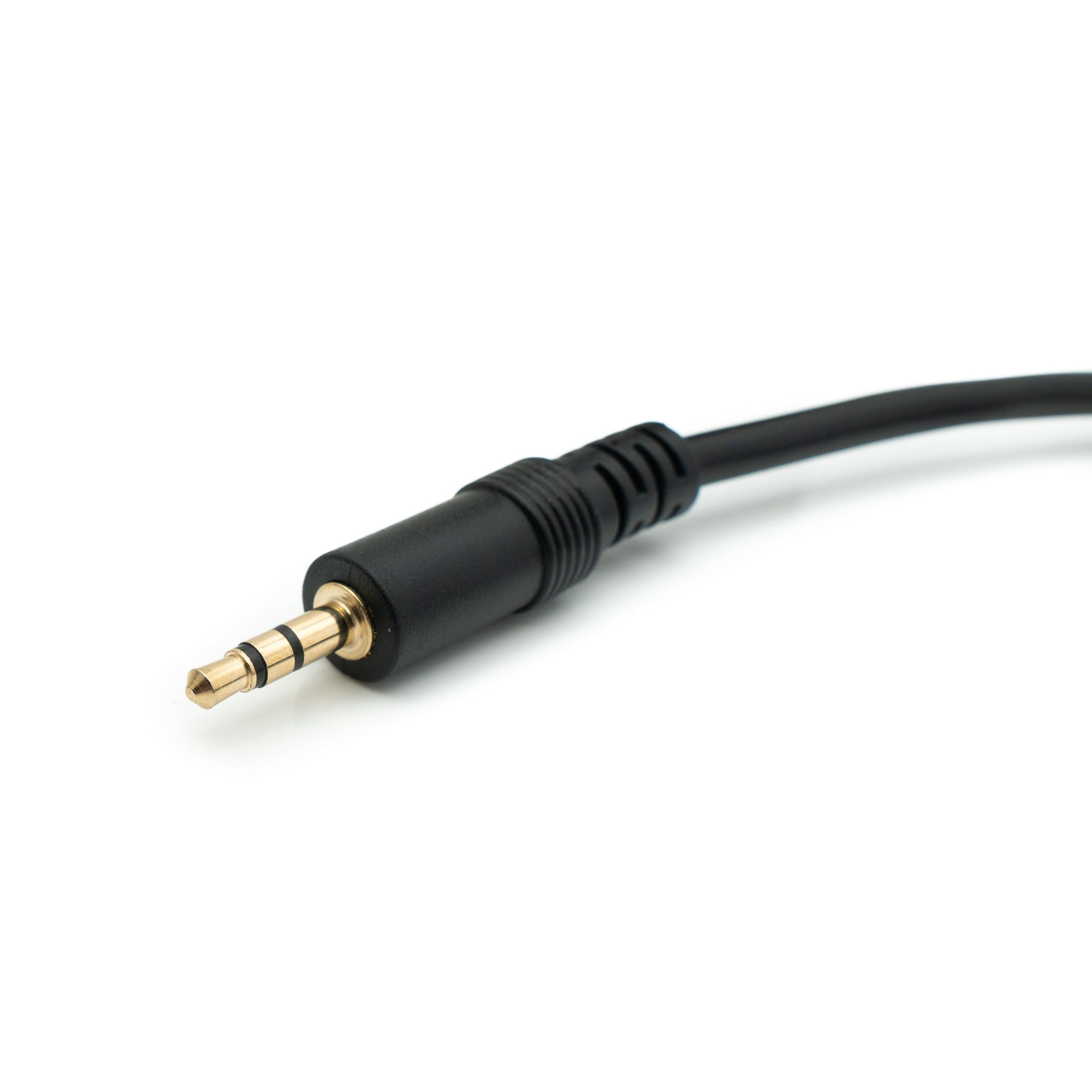 SYSTEM-S Audio Kabel 150 cm Stereo AUX Klinke 6,35 mm Stecker zu Stecker Winkel Schwarz