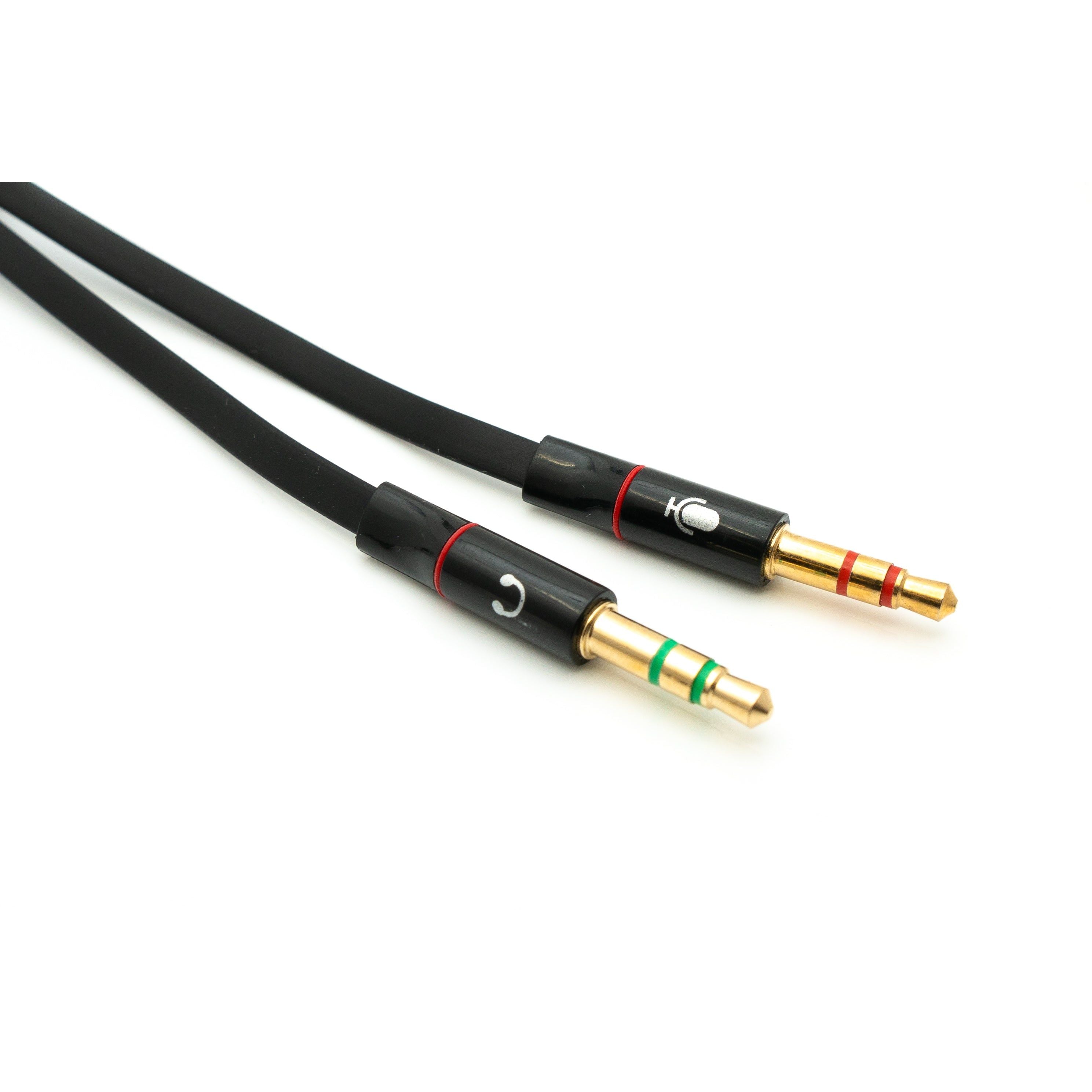 SYSTEMS Audio Y Kabel Aufteilung Stereo Und Mikrofon Signale Von 3,5 mm Klinke Auf Zwei Stecker