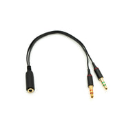 SYSTEMS Audio Y Kabel Aufteilung Stereo Und Mikrofon Signale Von 3,5 mm Klinke Auf Zwei Stecker