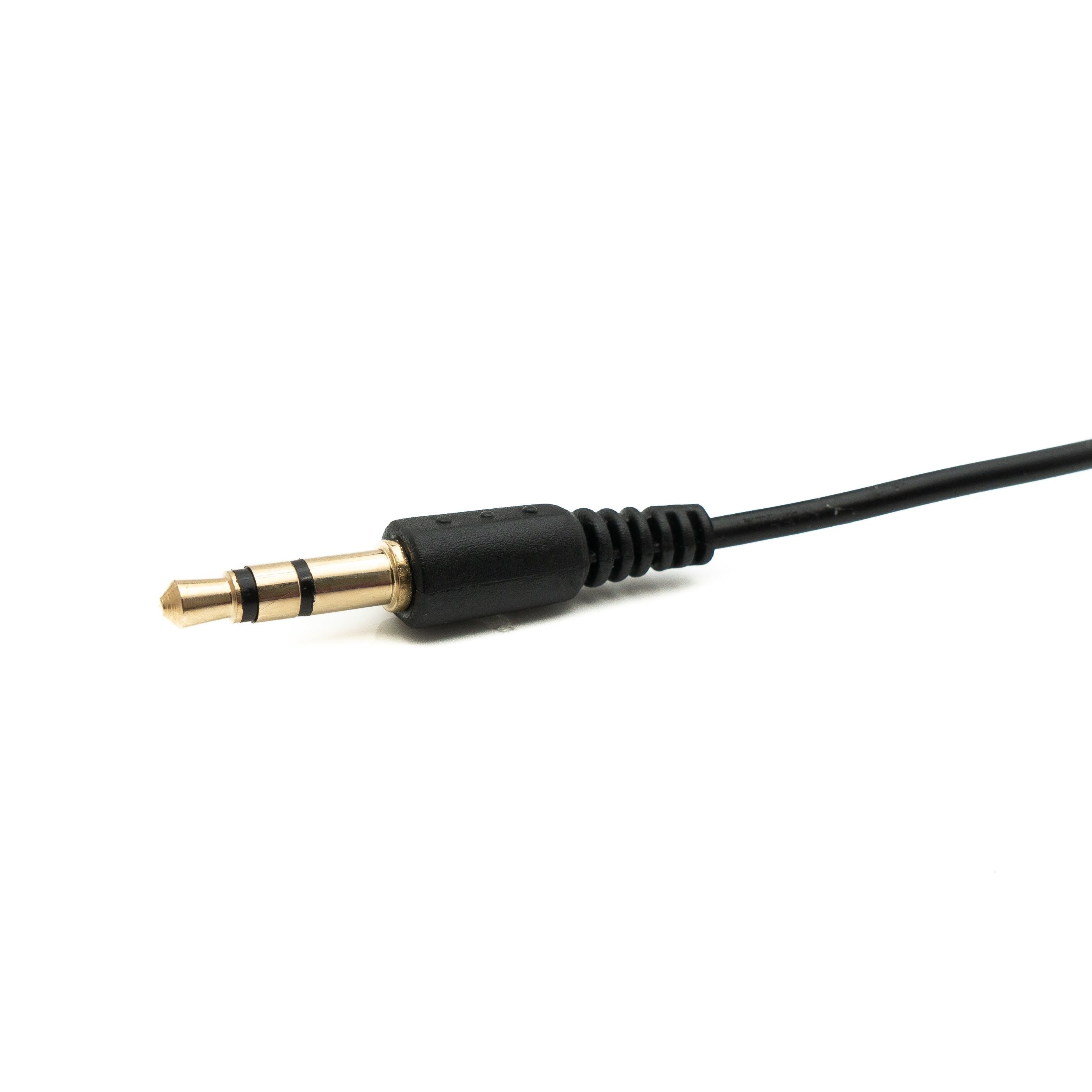 Audio Kabel Schwarz 100 Zentimeter Stereo Aux Klinke 3,5 mm Stecker Zu Buchse Für PC
