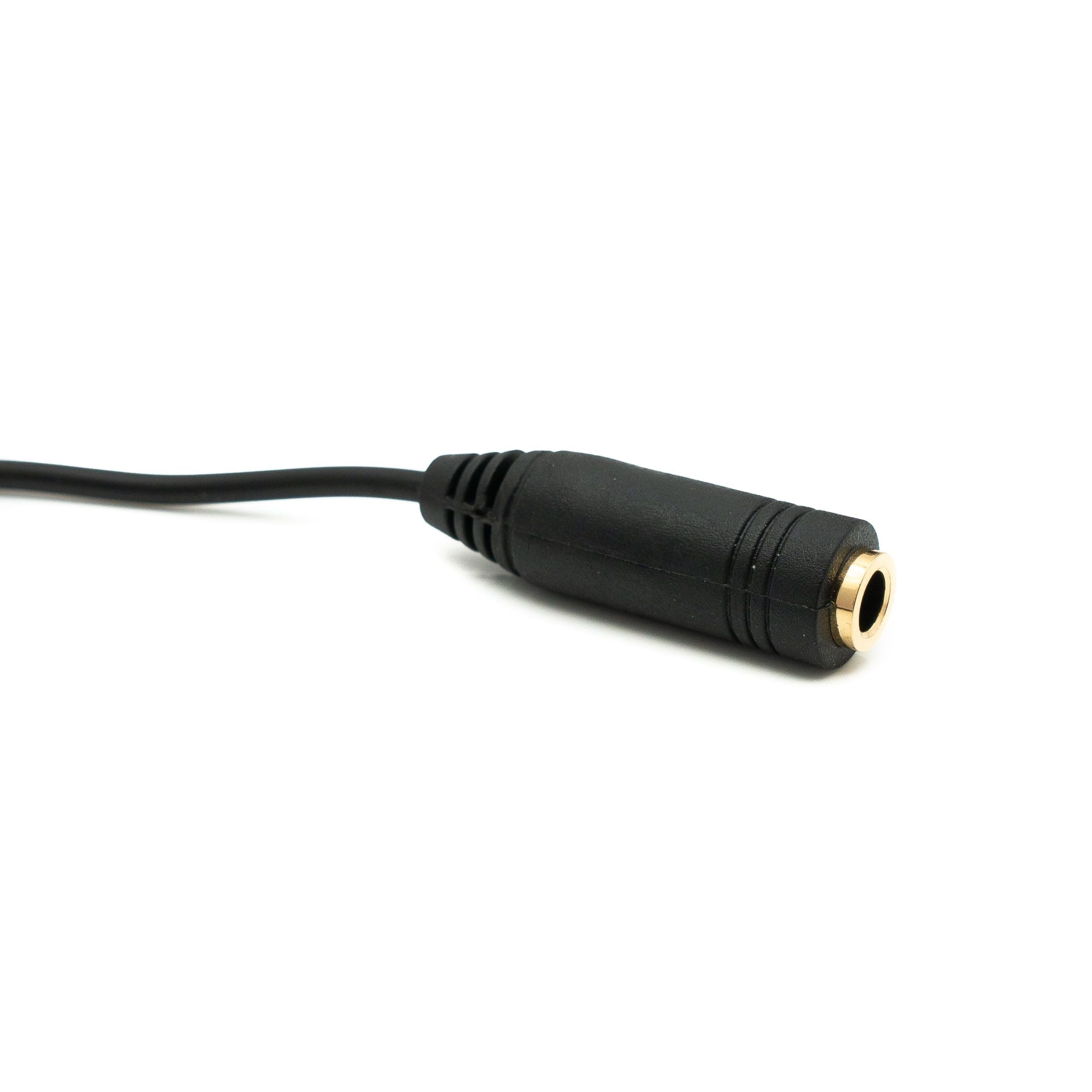 Audio Kabel Schwarz 100 Zentimeter Stereo Aux Klinke 3,5 mm Stecker Zu Buchse Für PC