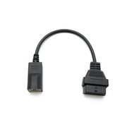 System S OBD Kabel 30 Cm Honda 3 Pin OBD2 Buchse Schwarz Diagnosekabel Für Auto Premium
