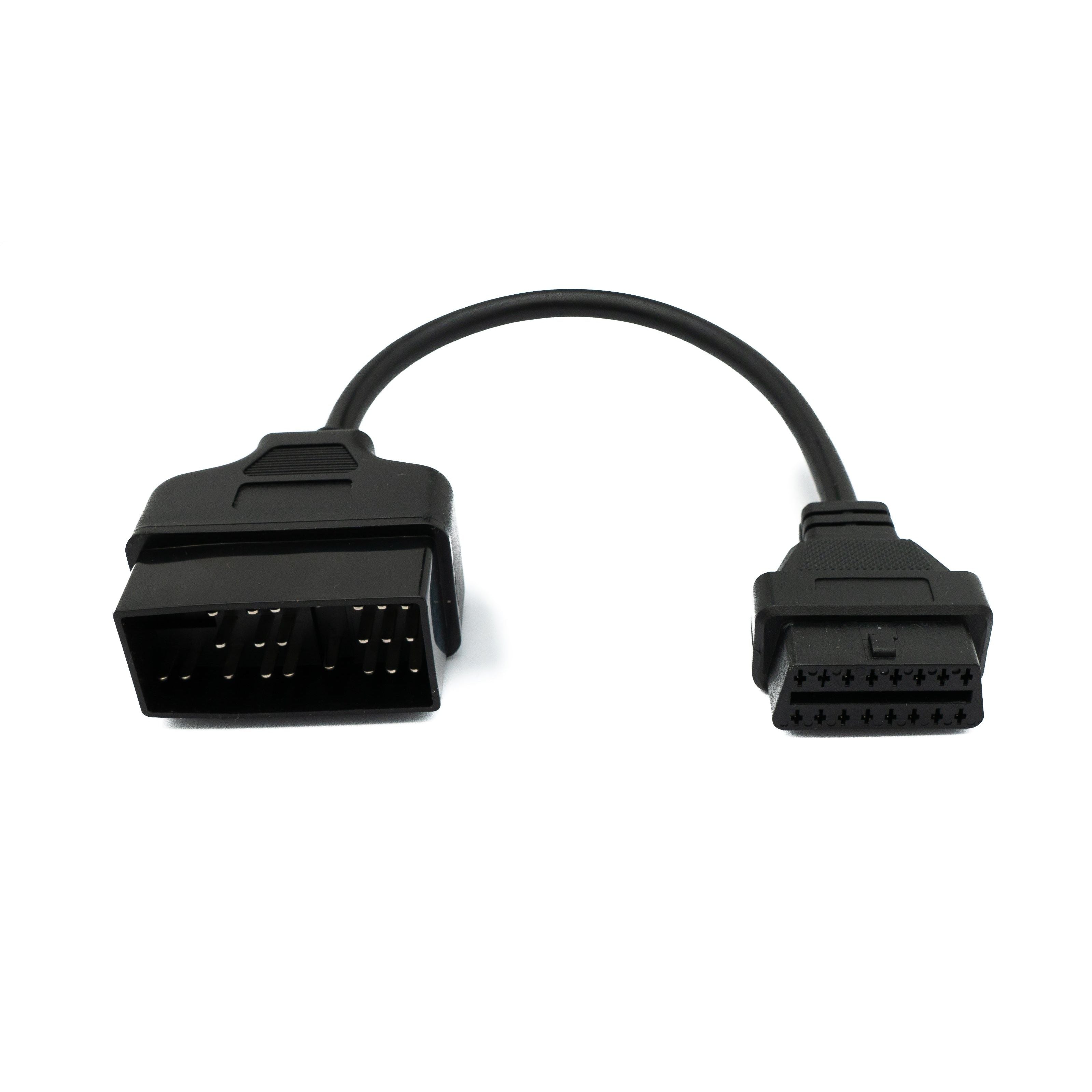 OBD Kabel 20 cm OBD2 22 Pin Adapter Für Toyota Schwarz Zur Fahrzeugdiagnose Im Auto