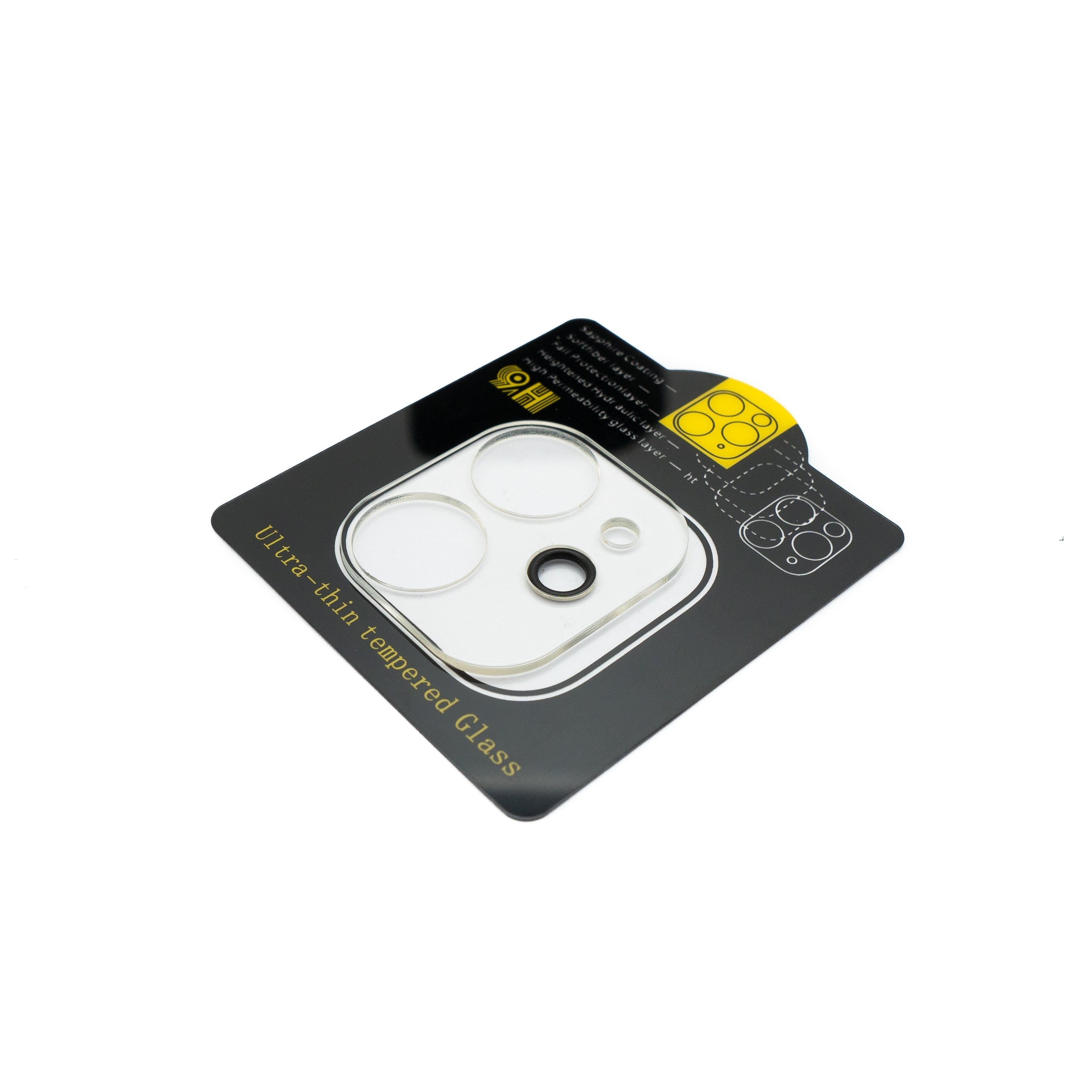 Ultraharter Glaslinsenschutz Für iPhone 11 Kamera Linsenabdeckung Transparent Mit Klebstreifen