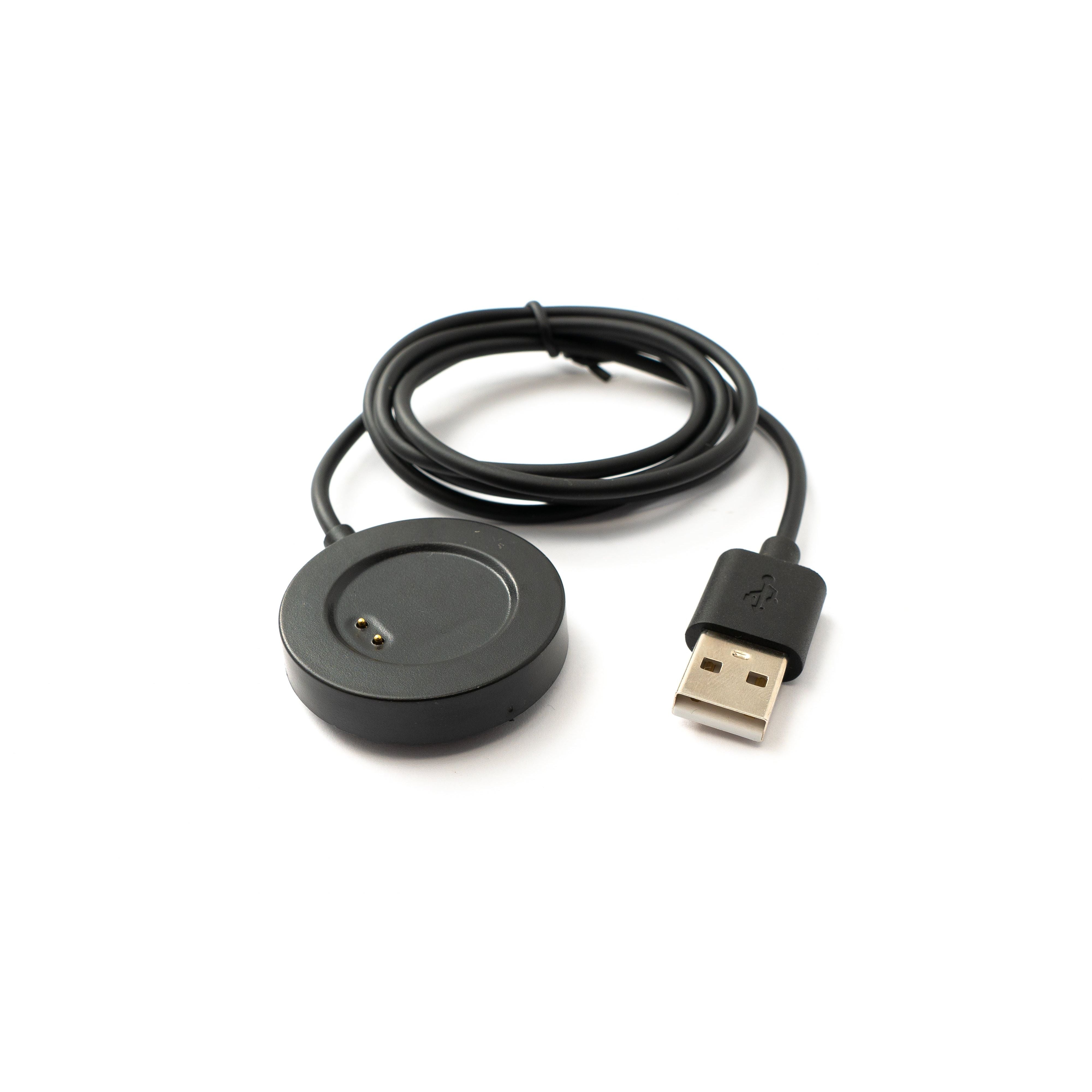 SYSTEM-S USB 2.0 Kabel 100 cm Ladestation für Realme Watch 2 Pro 2 Smartwatch in Schwarz