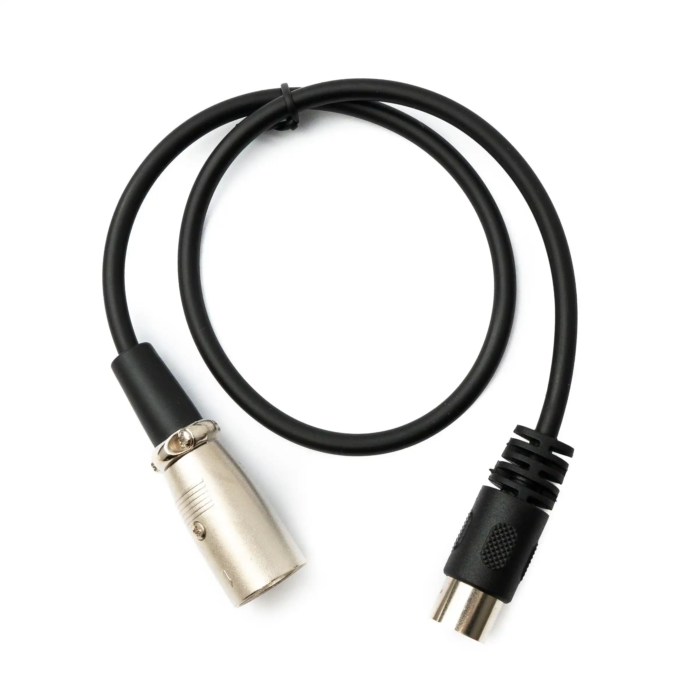 System S Audio Kabel XLR 3polig Stecker Zu DIN 5polig Stecker Schwarz 50 cm Kabellänge