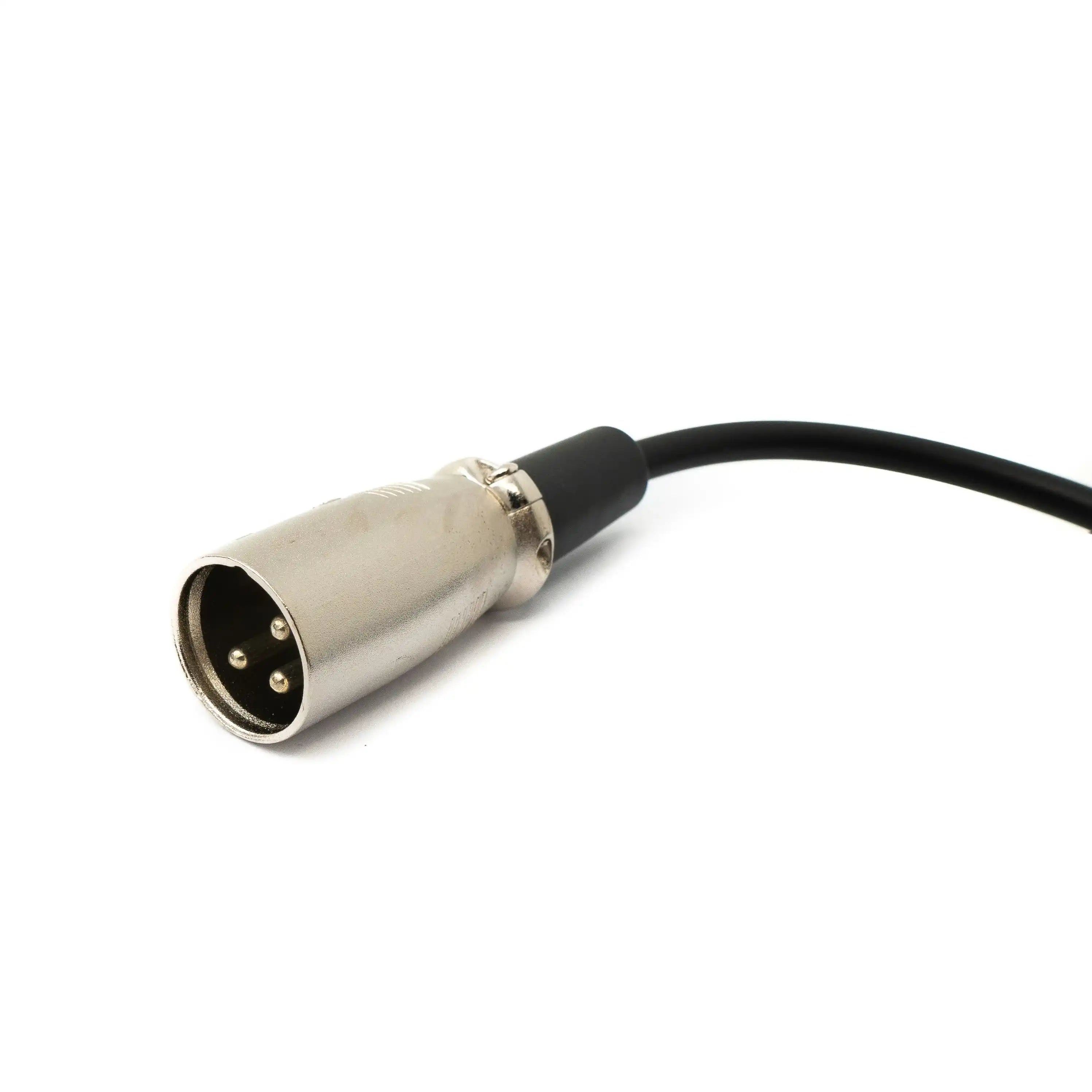 System S Audio Kabel XLR 3polig Stecker Zu DIN 5polig Stecker Schwarz 50 cm Kabellänge