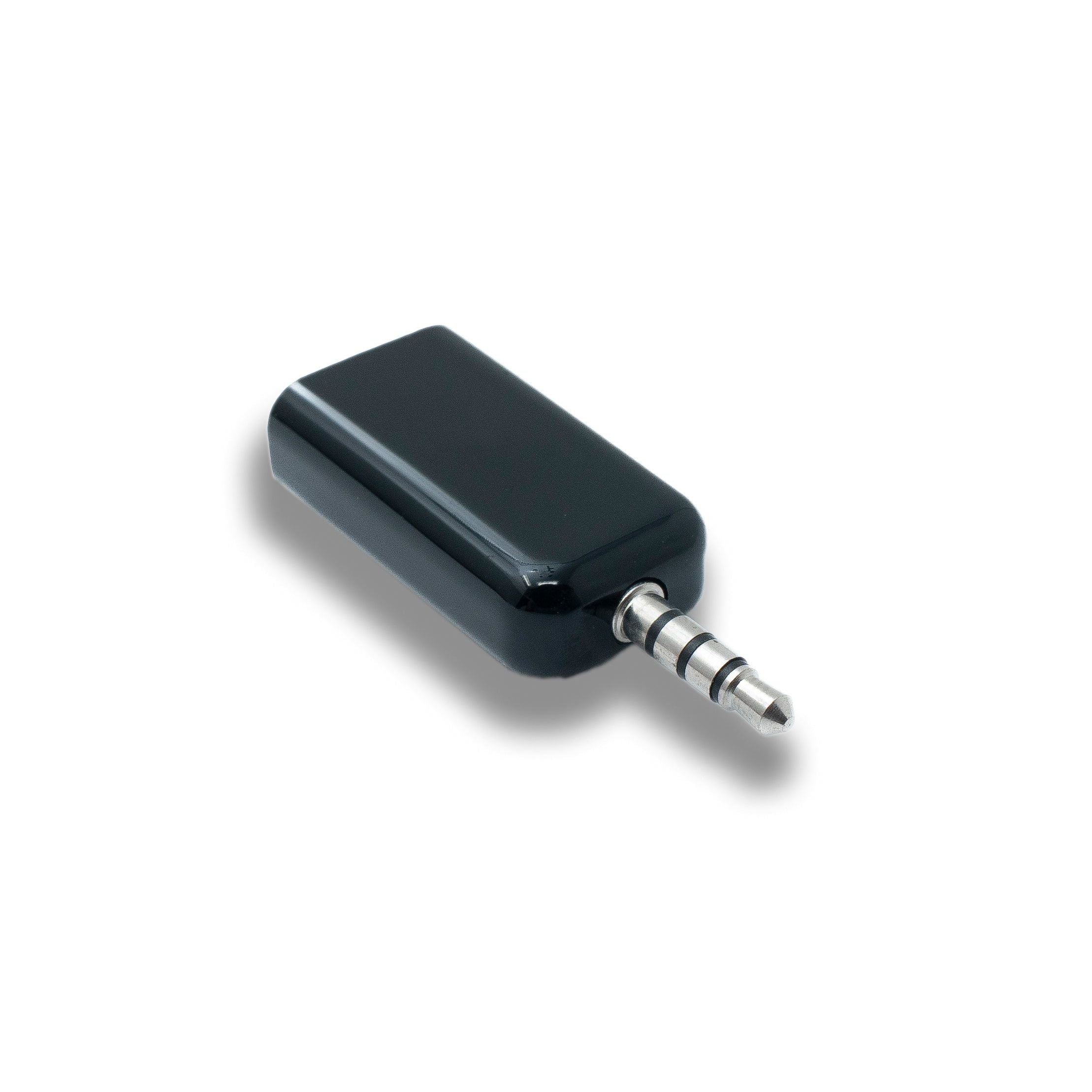 USB Audio Adapter 3,5 mm Klinke Zu USB Buchse AUX Kabel Schwarz Kompaktes Design