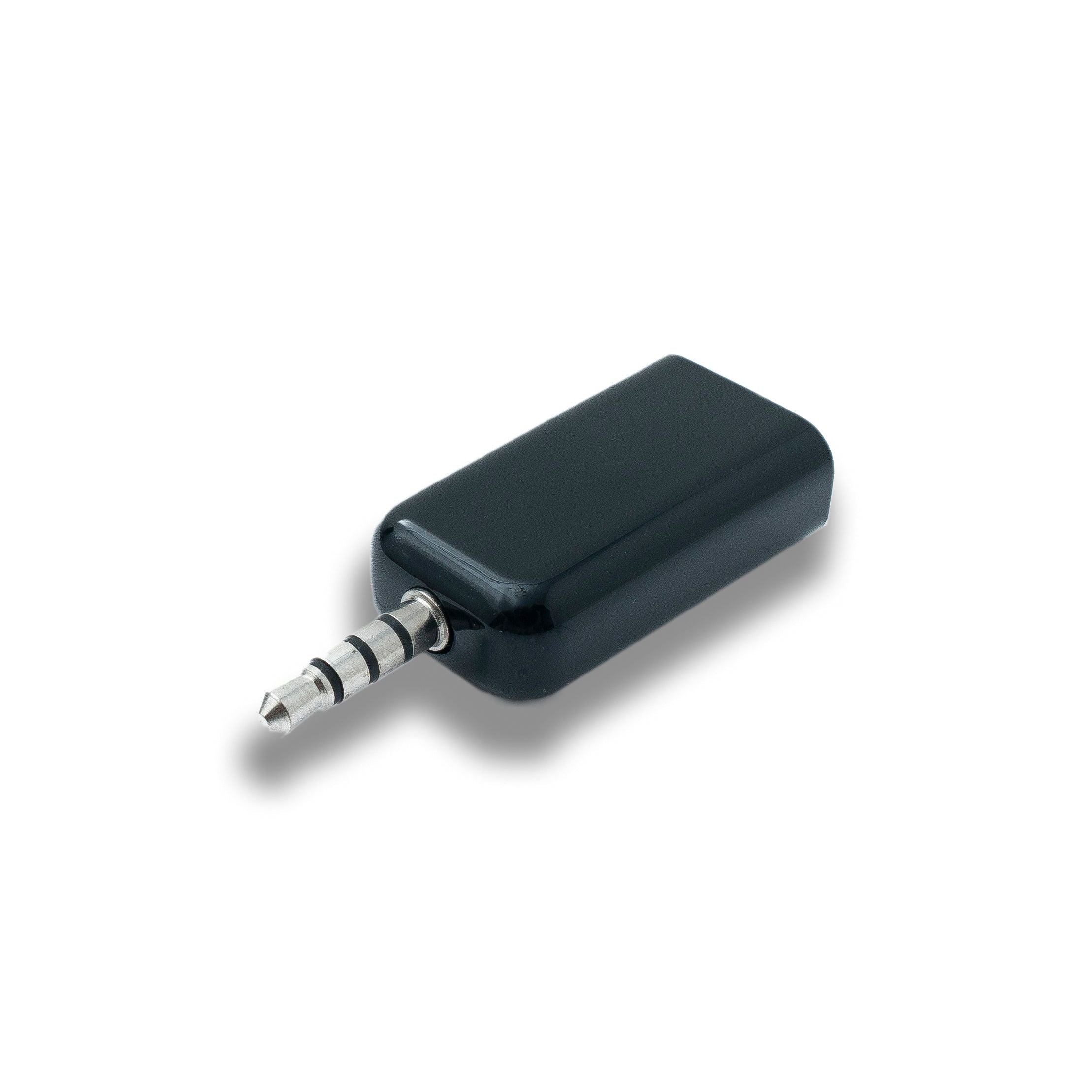 USB Audio Adapter 3,5 mm Klinke Zu USB Buchse AUX Kabel Schwarz Kompaktes Design