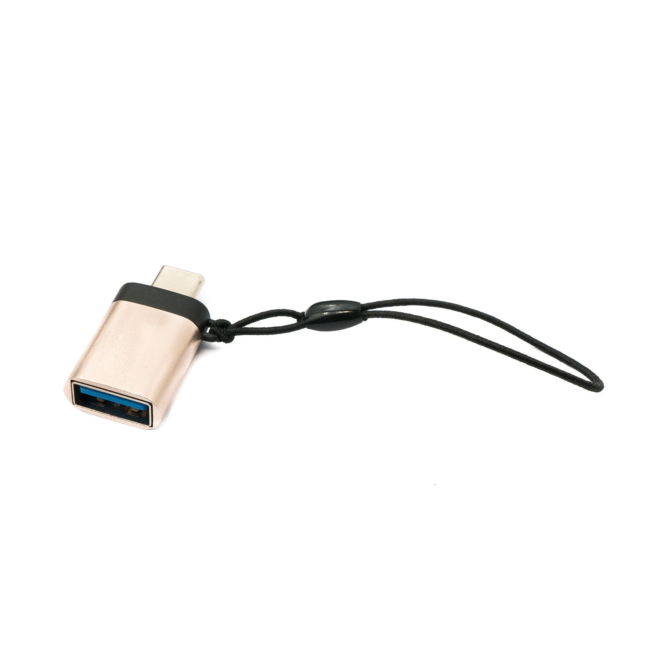 System S USB C Zu USB A Adapter USB 3.1 SuperSpeed 5 Gbps Rosa Gelb Mit Schlaufe