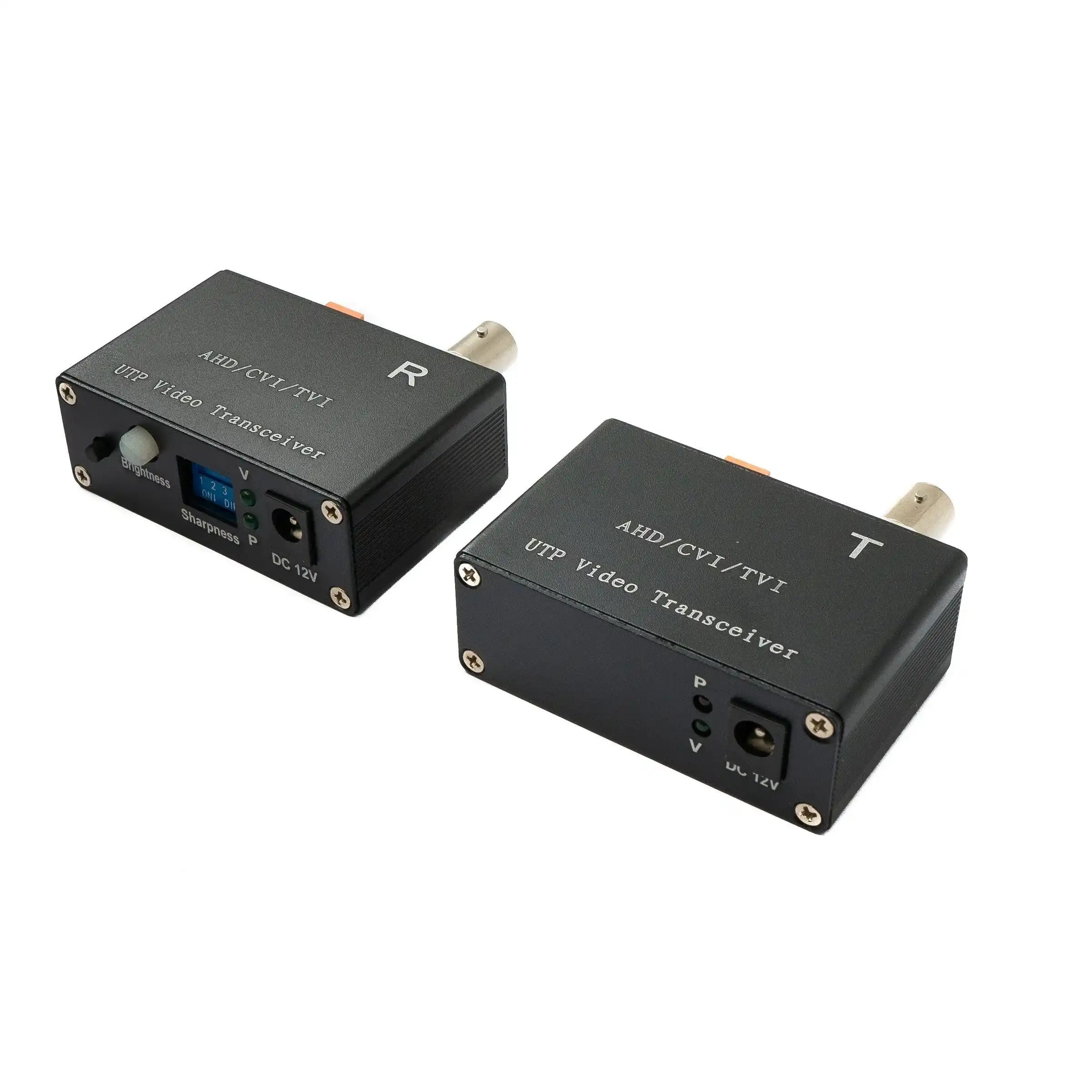 75 Ohm Transceiver Set BNC Zu Cat5E Cat6 Video Für AHD TVI CVI PAL NTSC CCTV Anwendungen