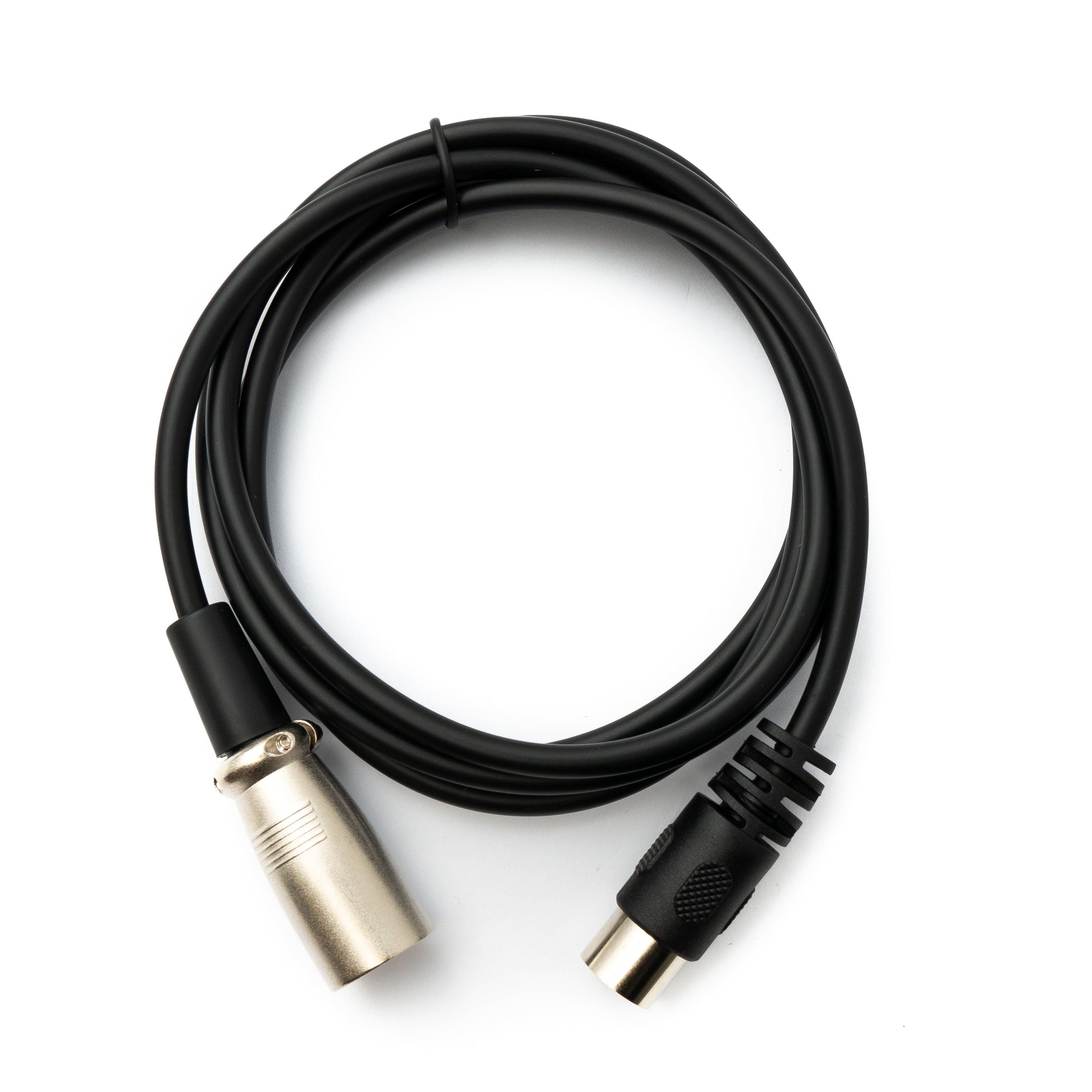 XLR 3-Polig Stecker Zu DIN 5-Polig Kabel 150 Cm Schwarz Systemhaus Zakaria Für Studio Bühne DJ-Setup