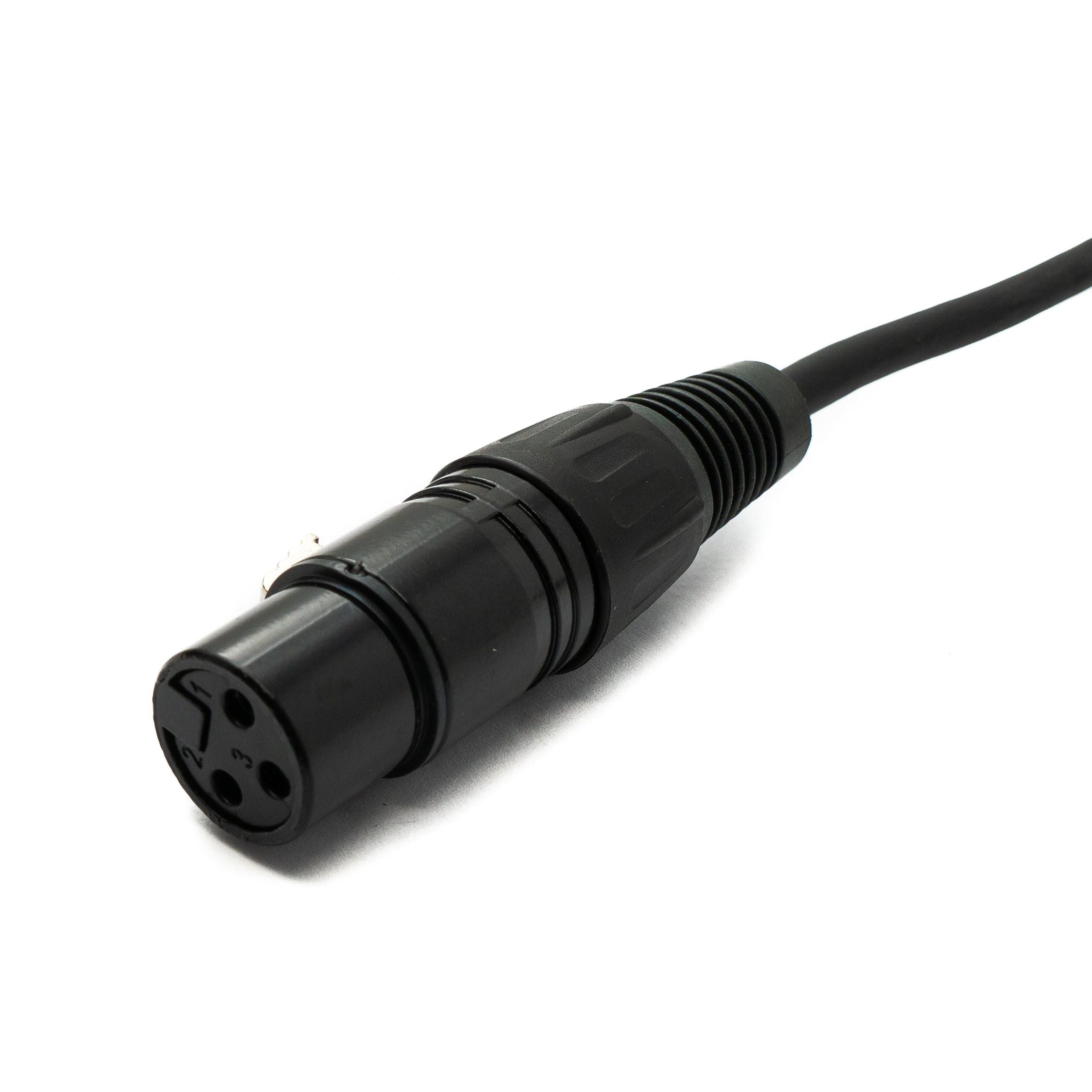 SYSTEM-S Audio Kabel 3 m XLR 3 polig Buchse zu 6.35 mm Klinke Stecker AUX
