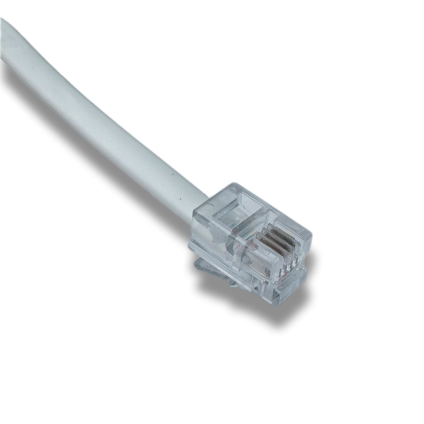 Spiralkabel Festnetz 3 M RJ9 4P4C Hörer Verbindung Für Büro Analog Und Retro Telefone Weiß