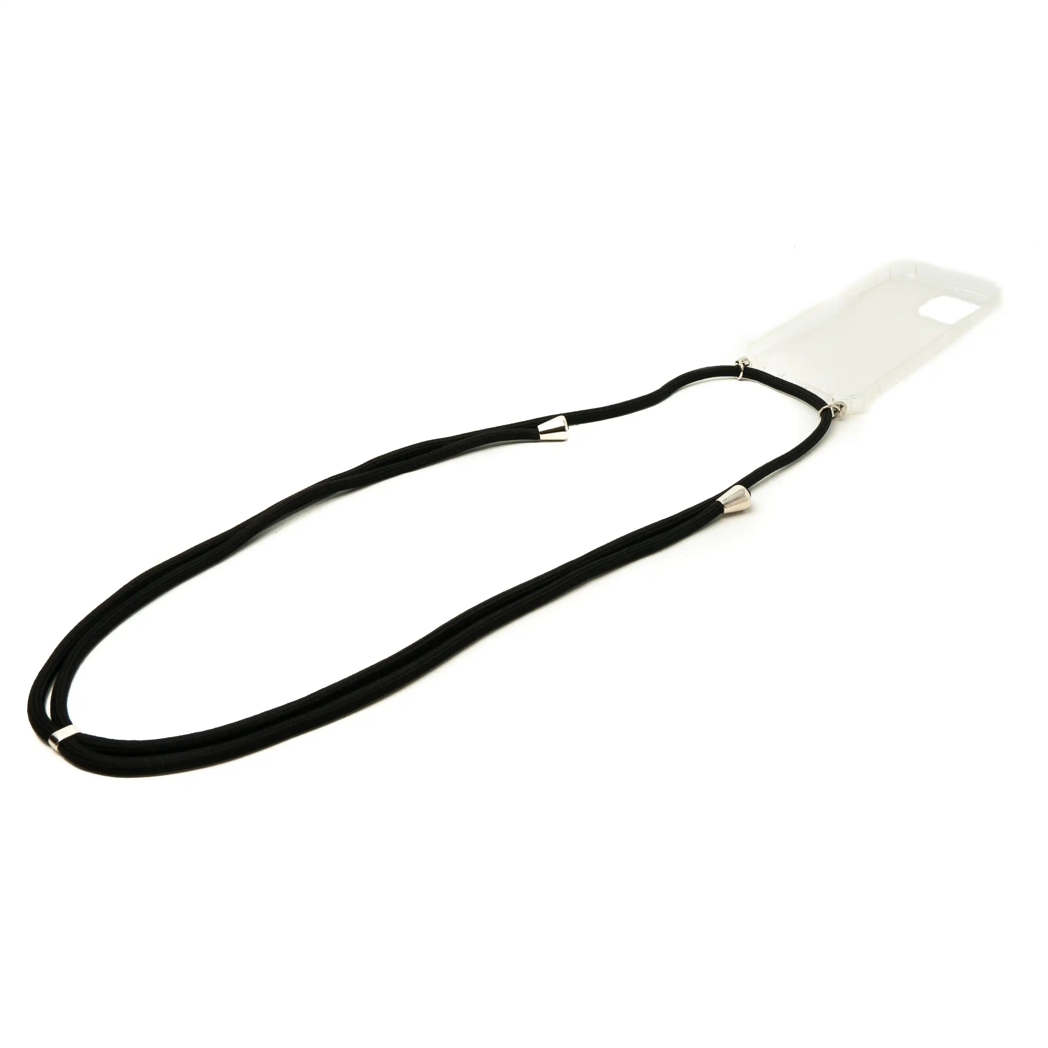 Silikon Schutzhülle Mit Halsband Transparent Für iPhone 14 Pro Hochwertig Robust Trageband