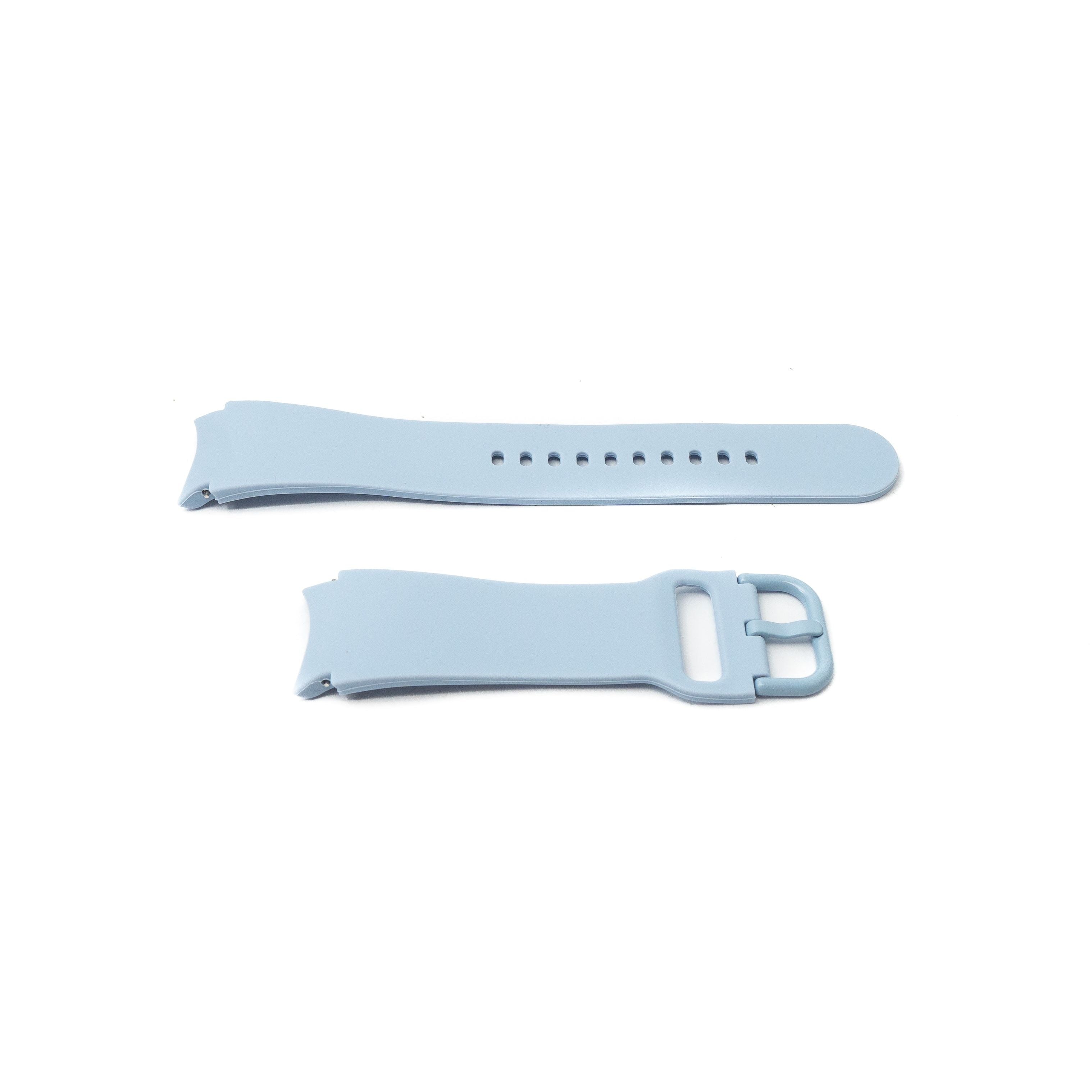 Silikon Armband 20 Mm Hell Lila Für Samsung Galaxy Watch 5 4 Smartwatch Mit Dornenschließe