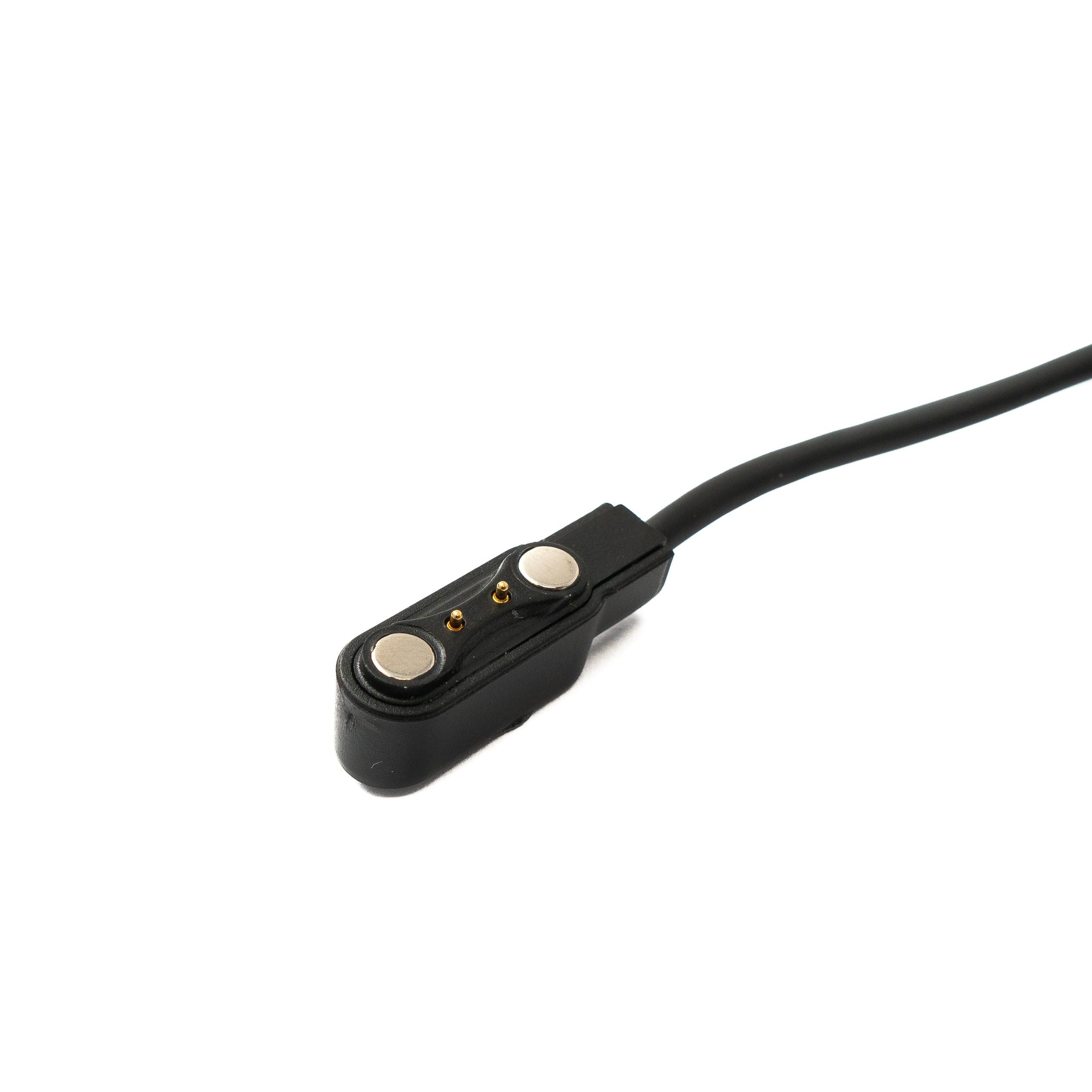 USB 2.0 Ladekabel 100 cm Schwarz Für Realme TechLife DIZO Watch R Magnetisch Hochwertig