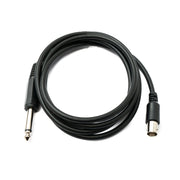 System S Audio Kabel 180 cm Klinke 6,35 mm Zu BNC Stecker Schwarz Zur Umwandlung Von Audio Signalen