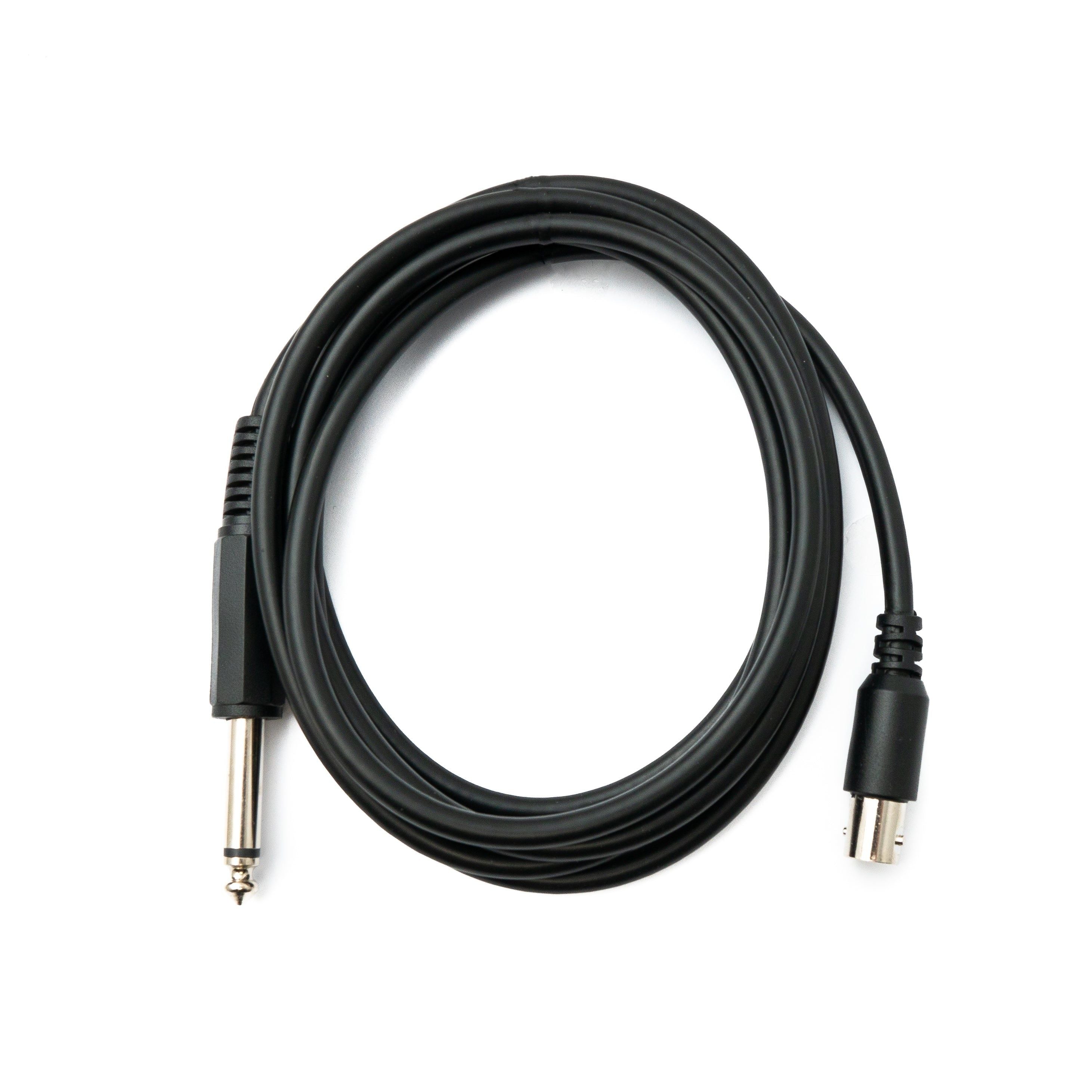 System S Audio Kabel 180 cm Klinke 6,35 mm Zu BNC Stecker Schwarz Zur Umwandlung Von Audio Signalen