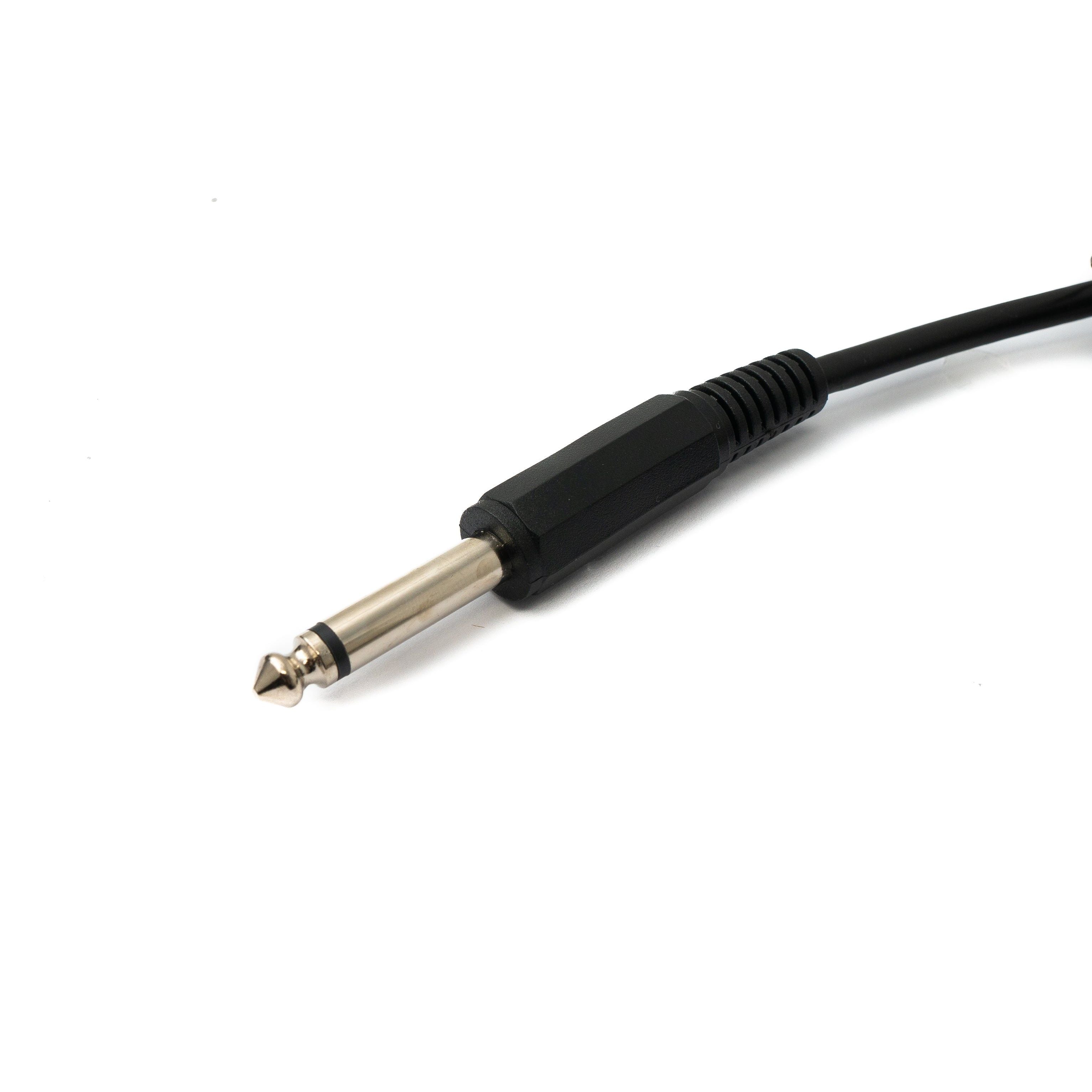 System S Audio Kabel 180 cm Klinke 6,35 mm Zu BNC Stecker Schwarz Zur Umwandlung Von Audio Signalen