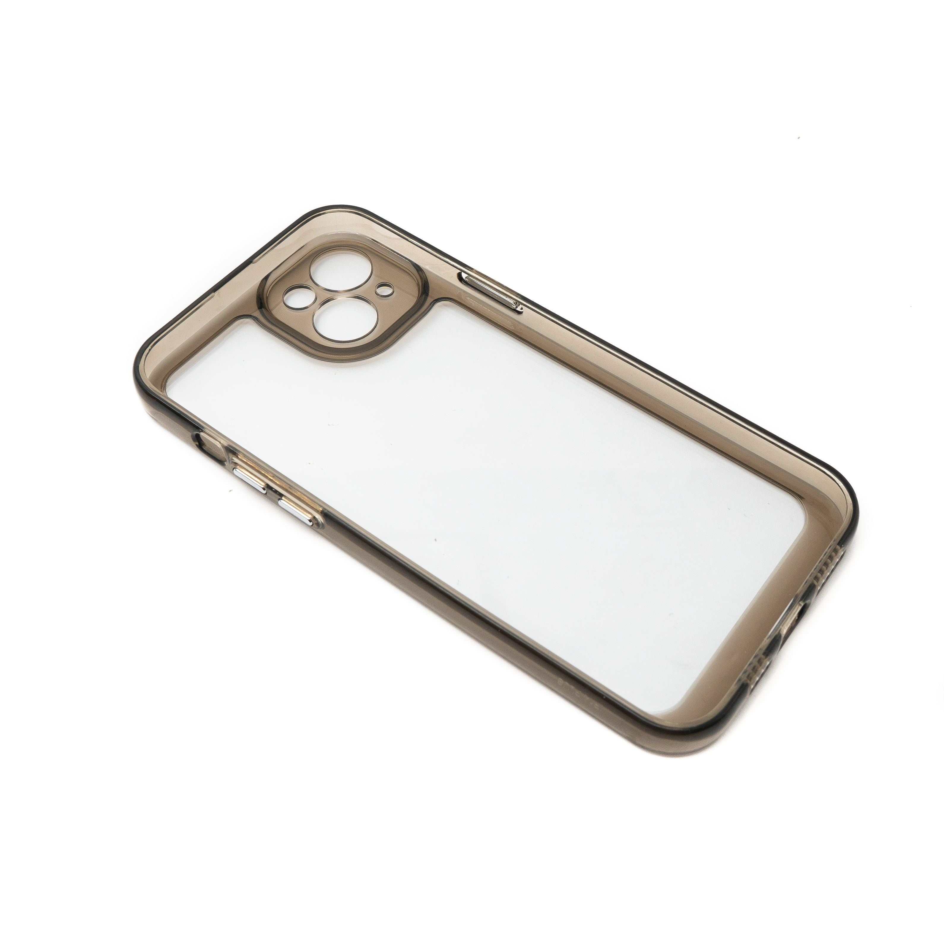 Systemhaus Zakaria Schutzhülle Für iPhone 14 Plus Transparent Schwarz Aus TPU Silikon Stoßfest