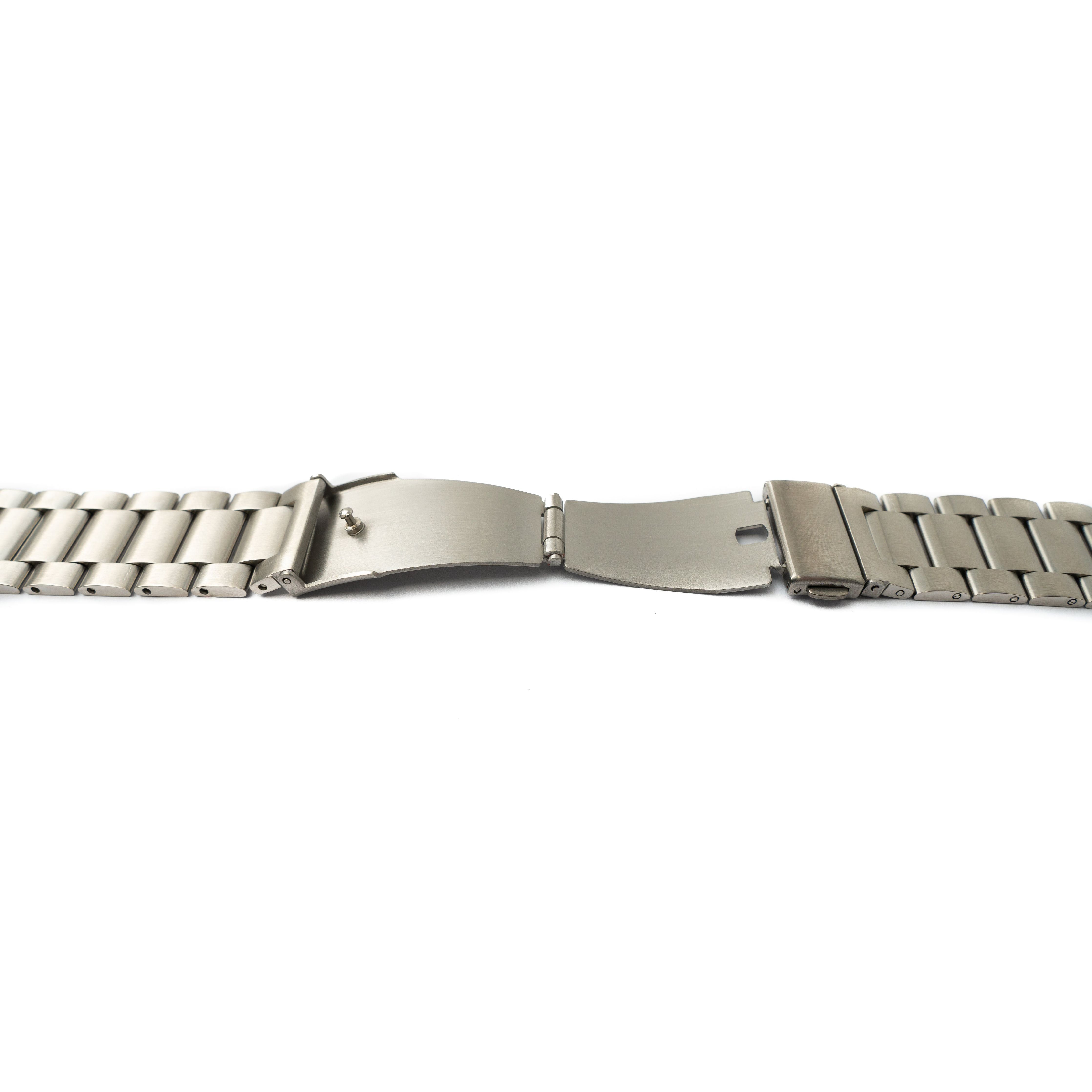 Metallarmband 20 mm Grau Für Samsung Galaxy Watch 4 Robustes Edelstahlarmband Mit Stil