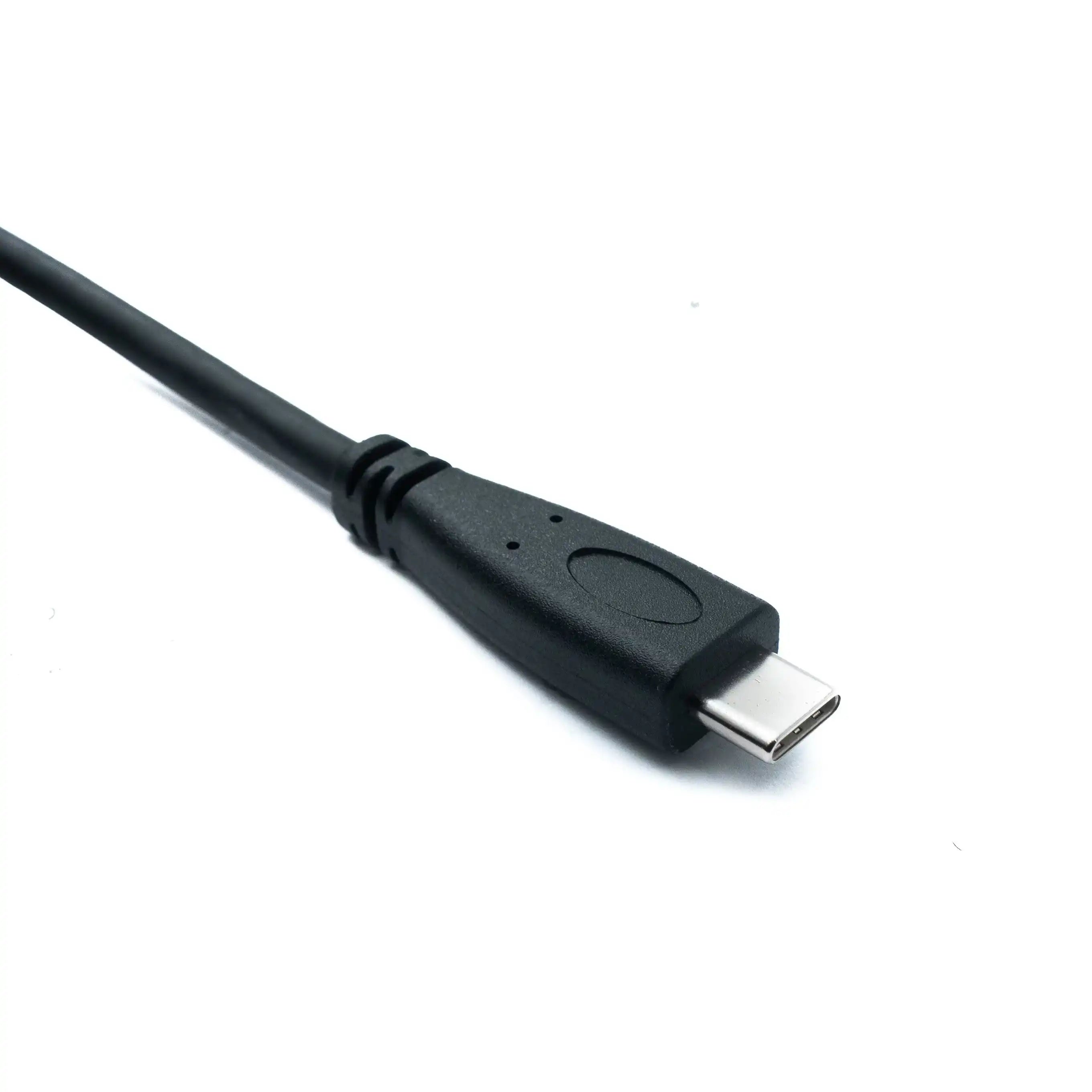 USB 3.1 Gen 2 Kabel Typ C 2 m Panelmontage Winkelstecker Zu Stecker 10 Gbit pro Sekunde 100W