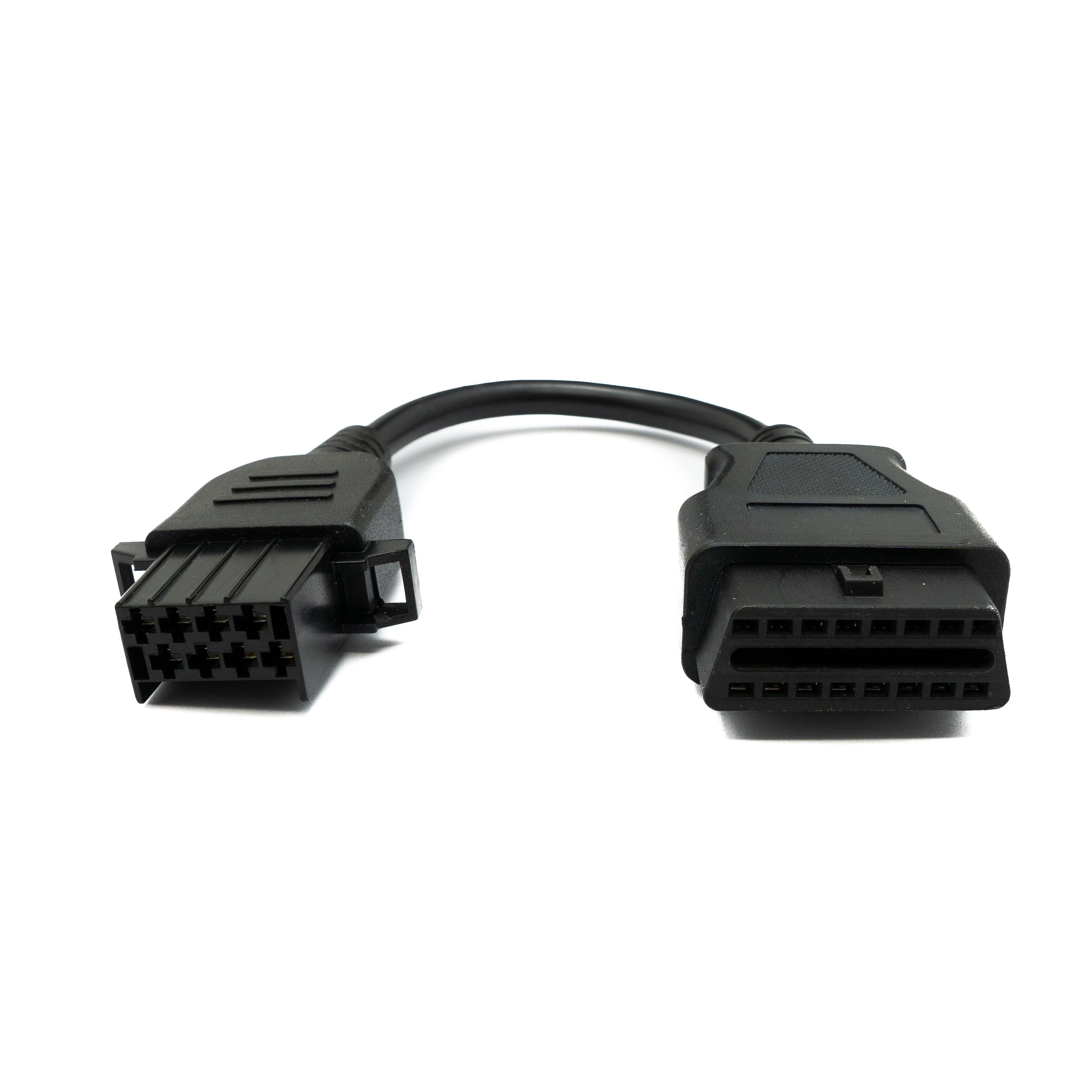 OBD Kabel 10 Cm OBD 2 Buchse Volvo 8Pin Schwarz Fuer Auto Diagnose Systemhaus Zakaria