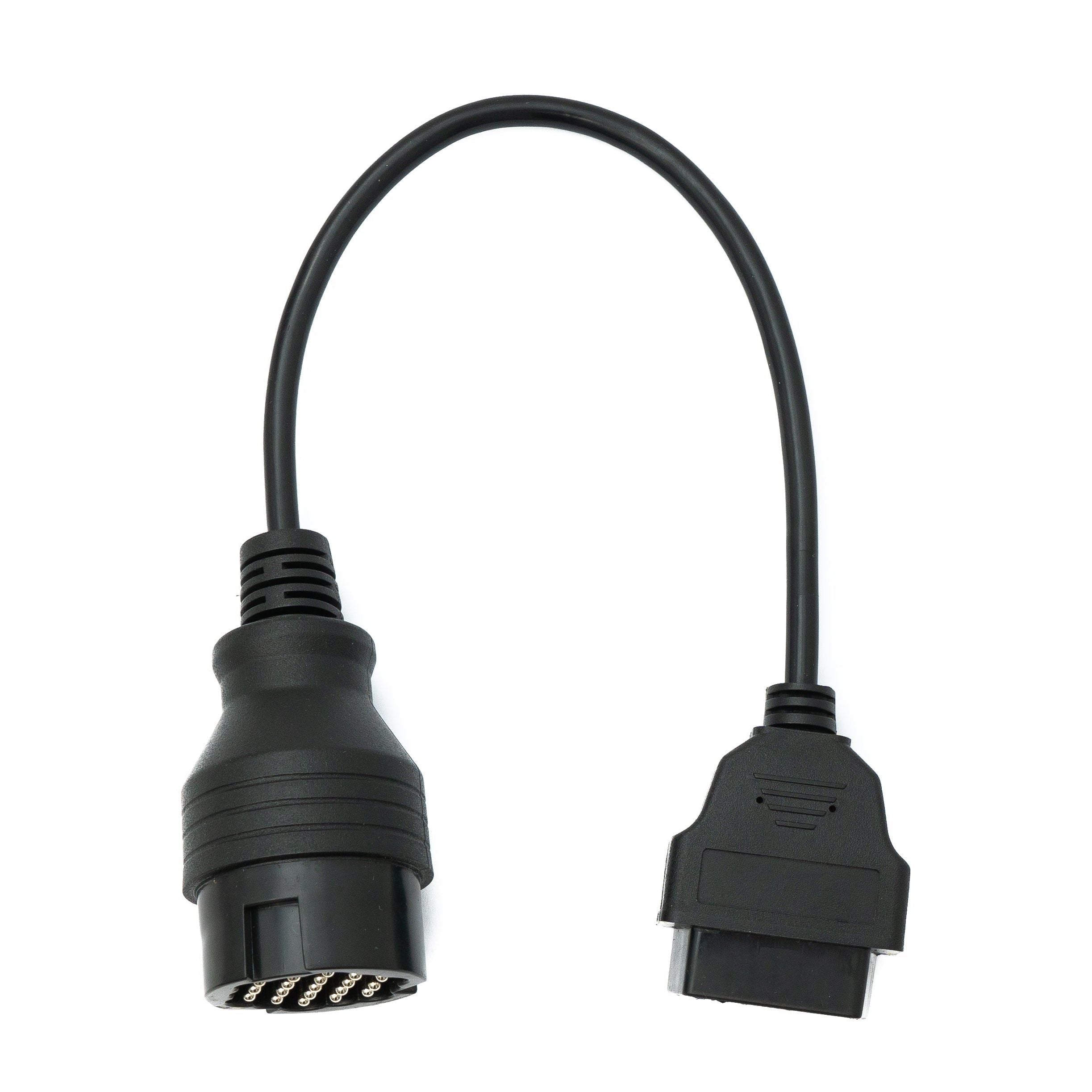 OBD Kabel 30 Cm OBD2 Buchse Porsche 19pin Schwarz Zur Fahrzeugdiagnose Und Fehlercodes