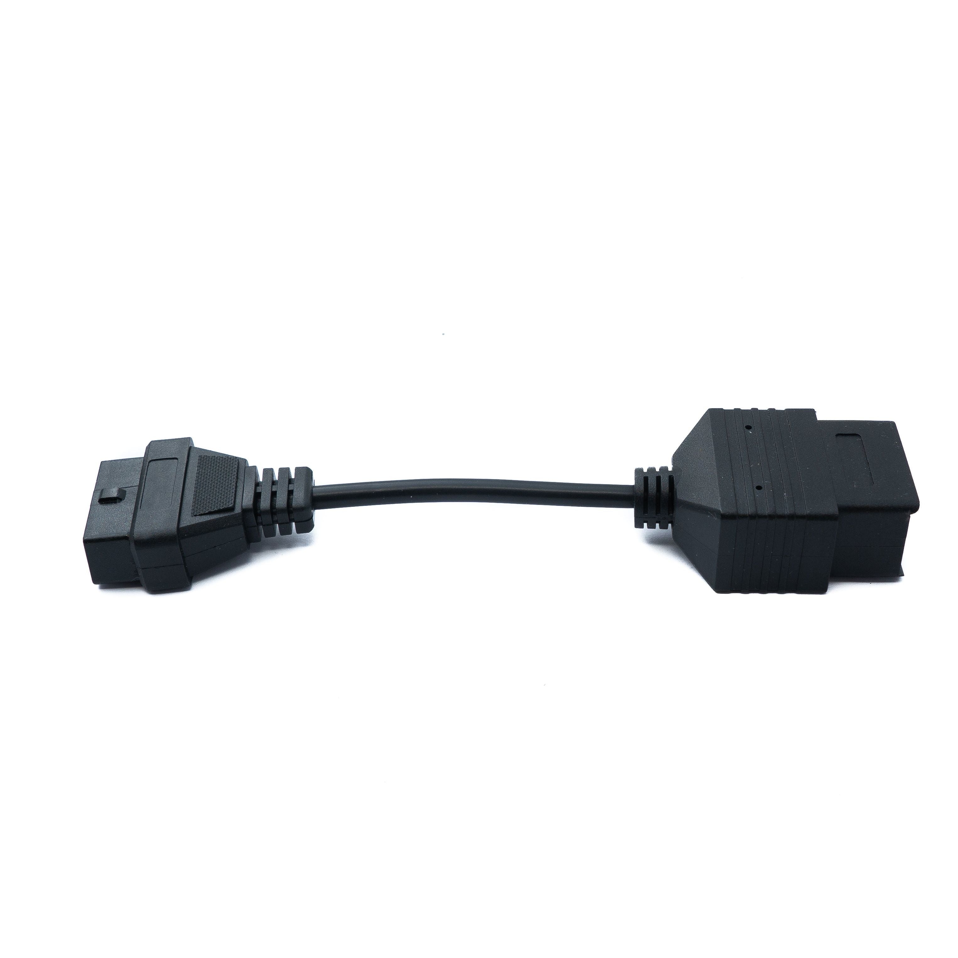 System-S OBD Kabel 10 cm OBD2 17-Pin Toyota Anschluss Diagnosekabel Schwarz Für Auto Diagnose